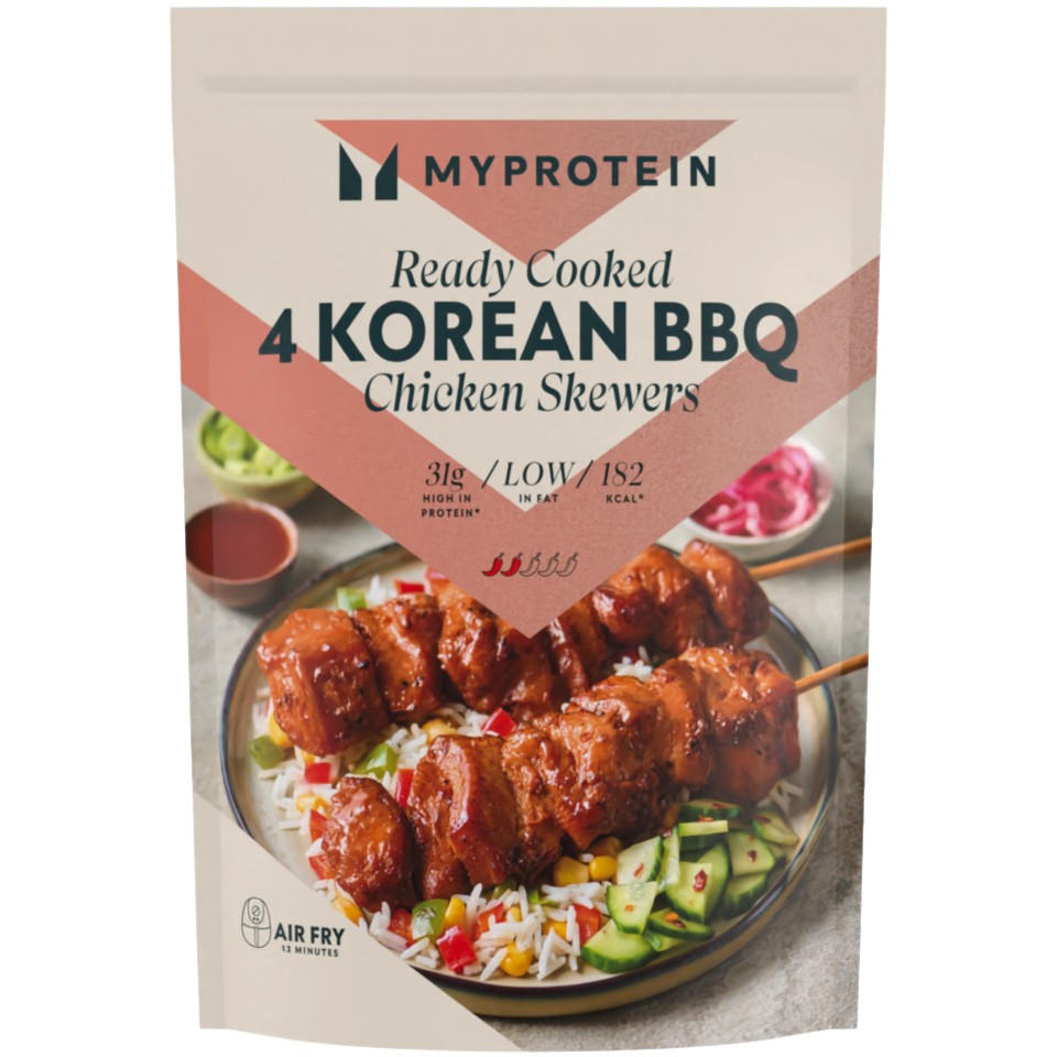 Myprotein 4 Korean BBQ Chicken Skewers 520g