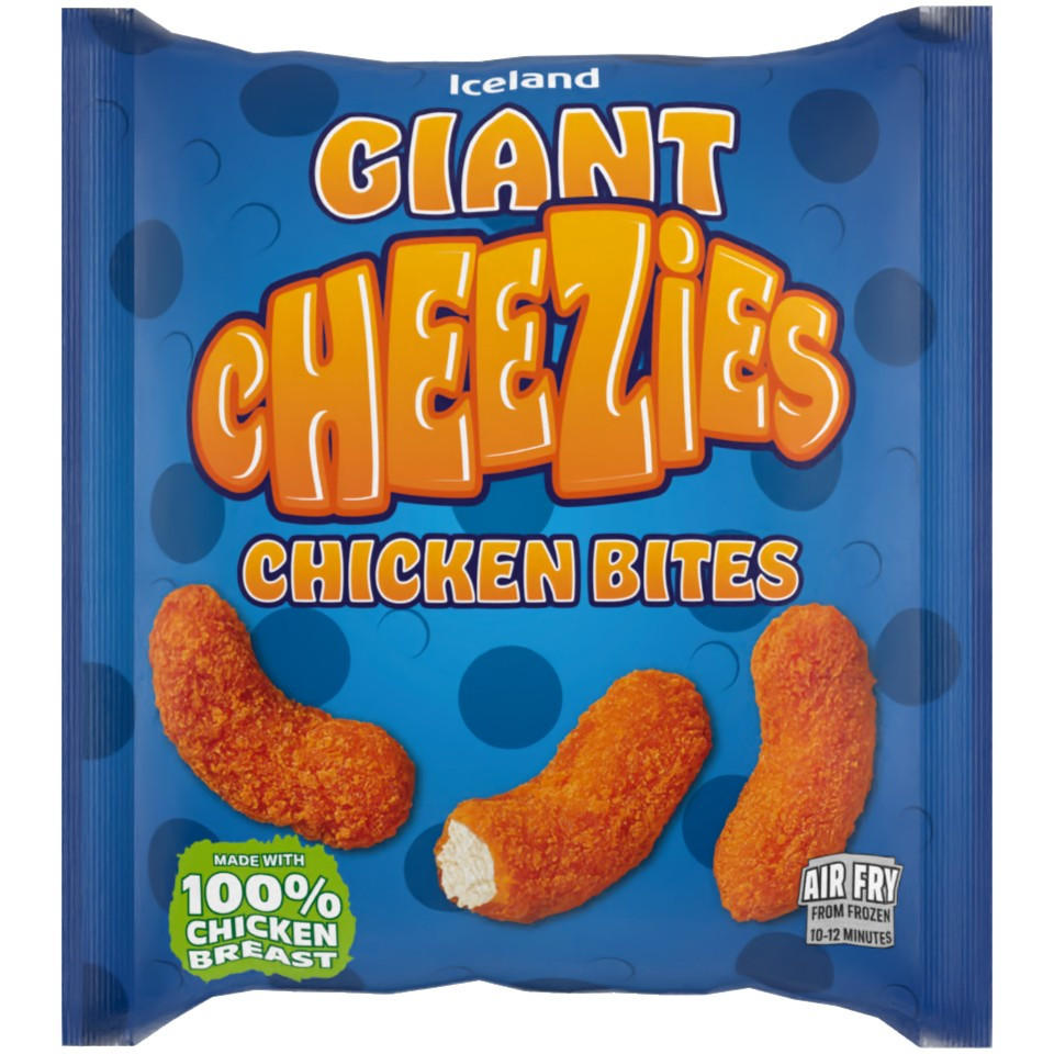 Iceland Giant Cheezies Chicken Bites 400g