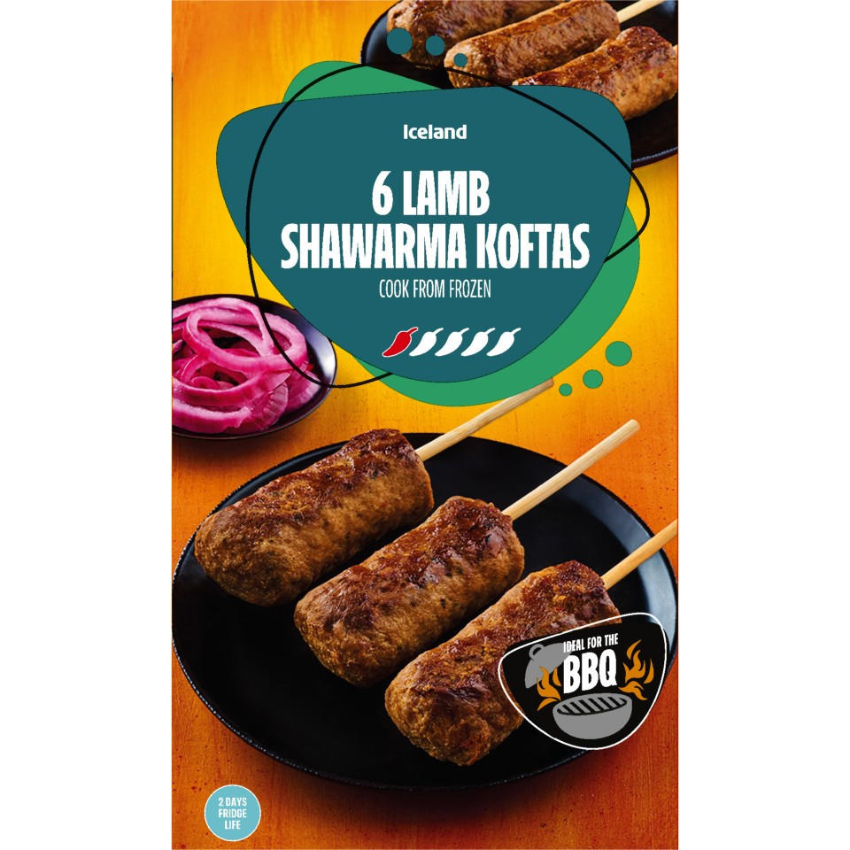 Iceland Lamb Shawarma Kofta 300g