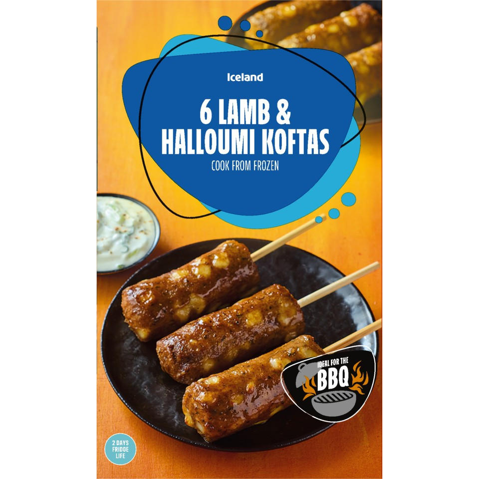 Iceland 6 Lamb & Halloumi Koftas 300g