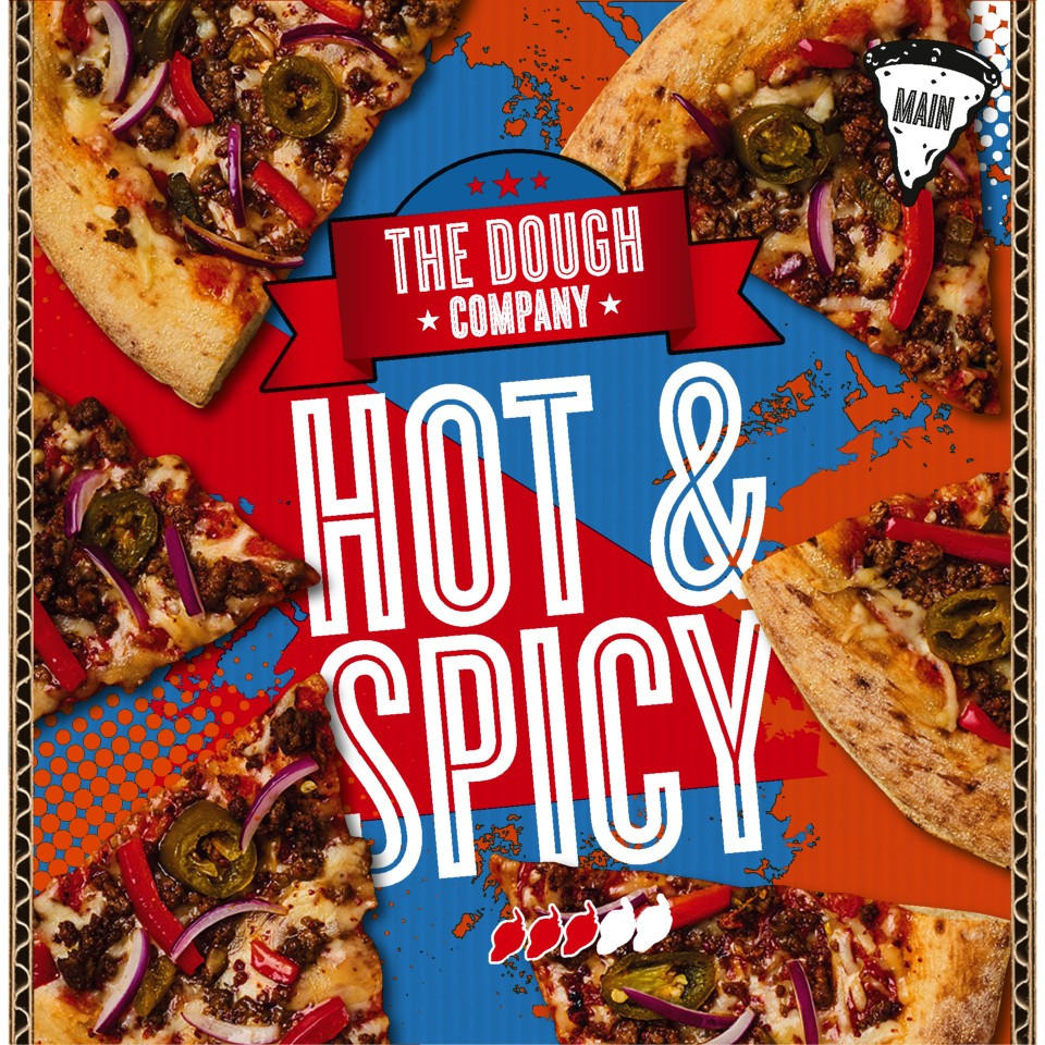 The Dough Company Hot & Spicy Pizza 508g