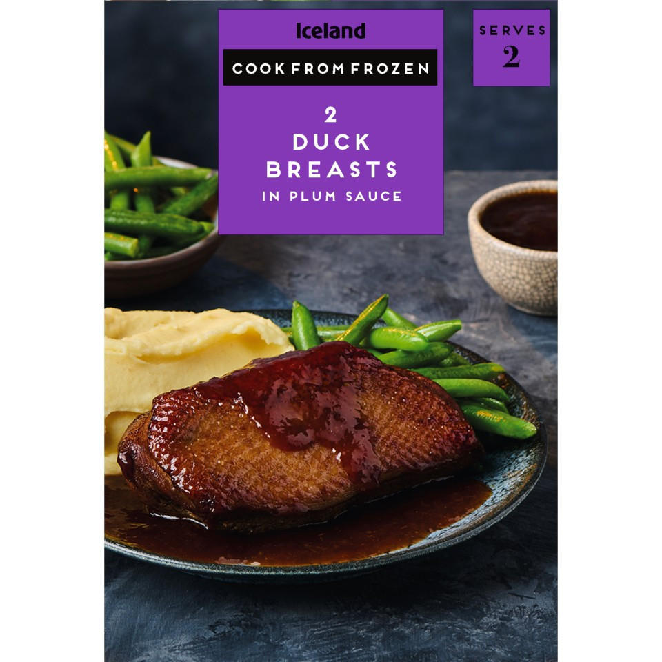 Iceland 2 Duck Breasts in Plum Sauce 400g