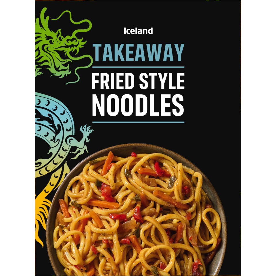 Iceland Takeaway Fried Style Noodles 300g