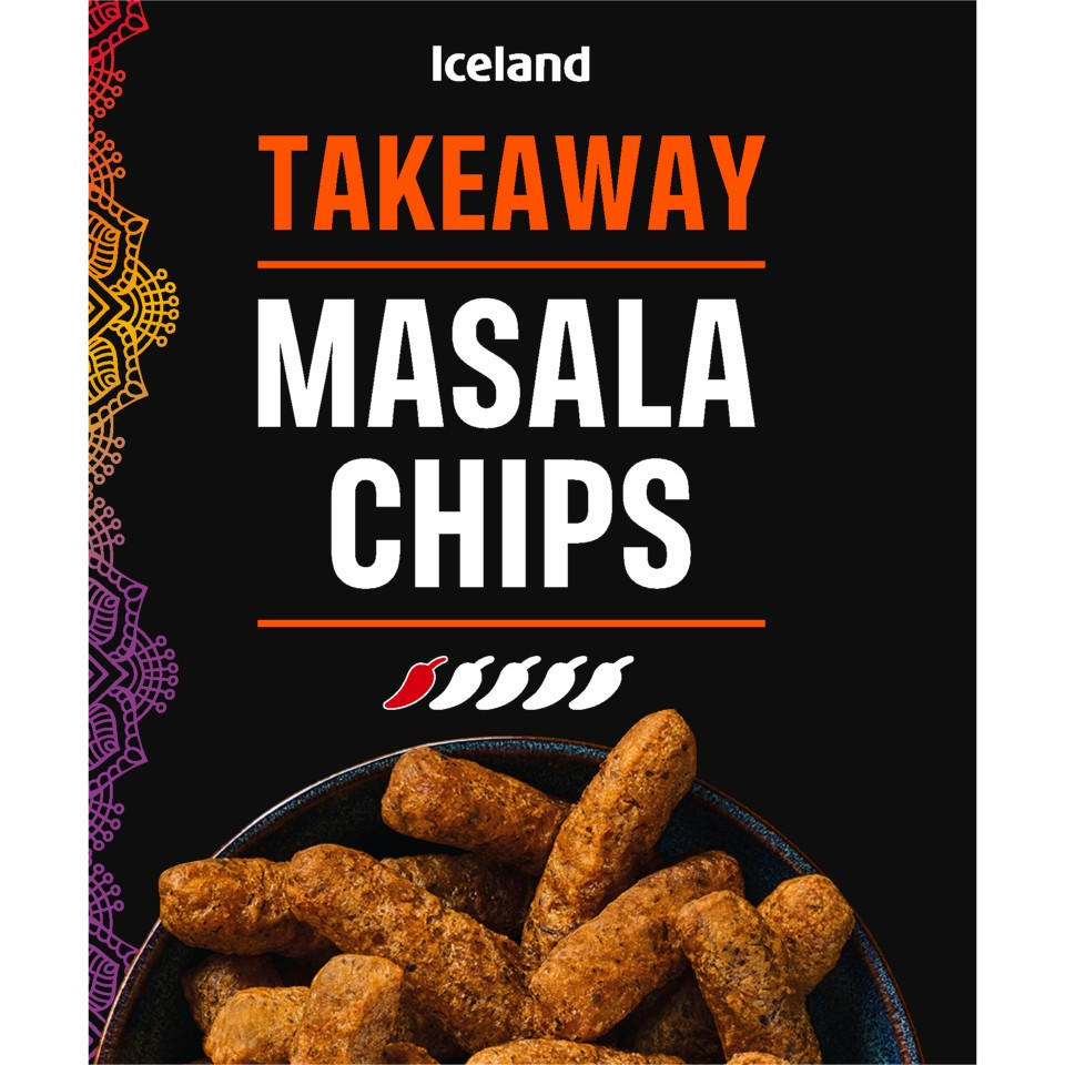 Iceland Takeaway Masala Chips 300g
