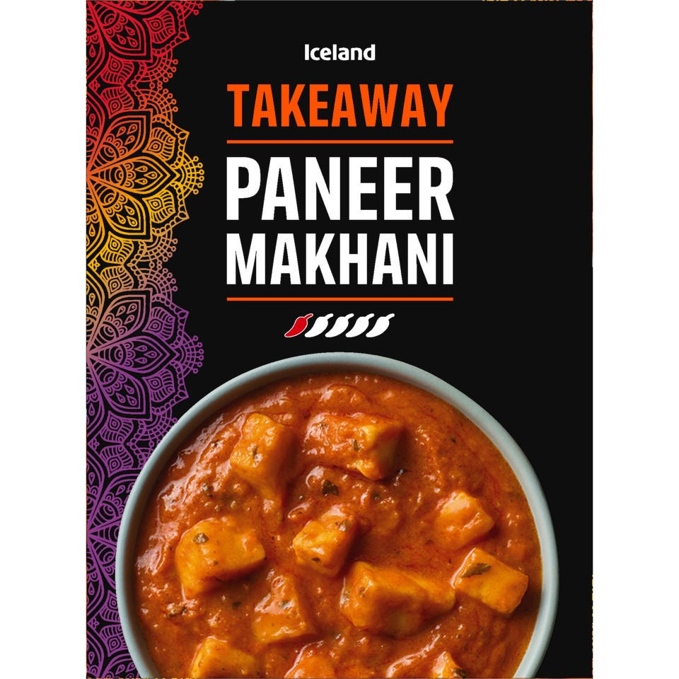 Iceland Takeaway Paneer Makhani 300g