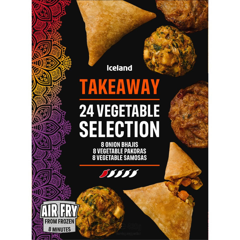 Iceland Takeaway 24 Vegetable Selection 420g