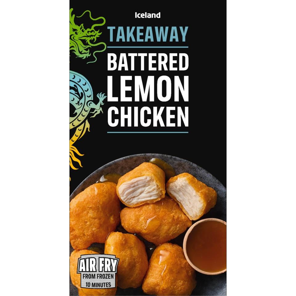 Iceland Takeaway Battered Lemon Chicken 230g