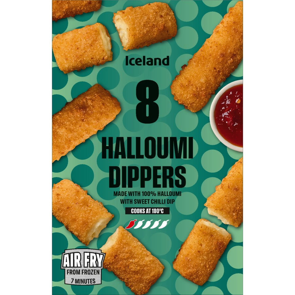 Iceland Halloumi Dippers With Sweet Chilli Dip 240g