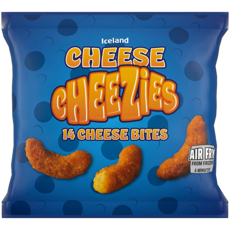 Iceland Cheezies Cheese Bites 196g