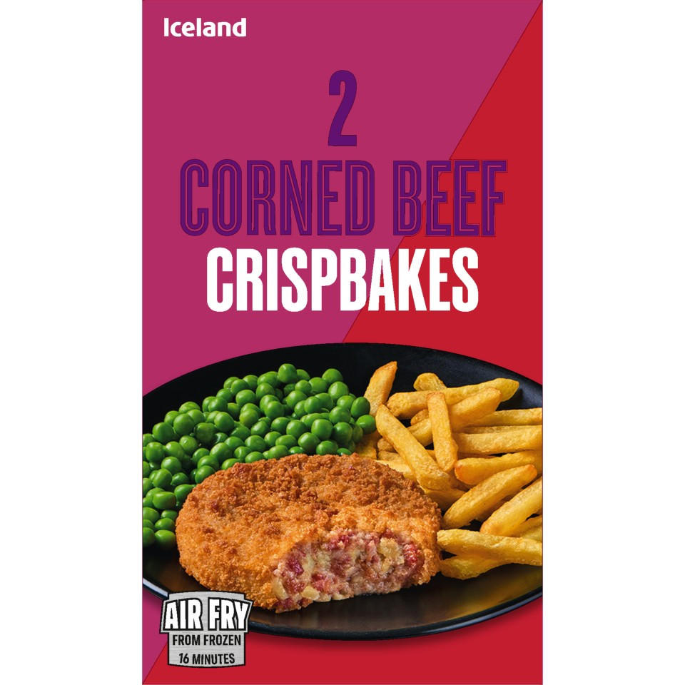 Iceland 2 Corned Beef Crispbakes 200g
