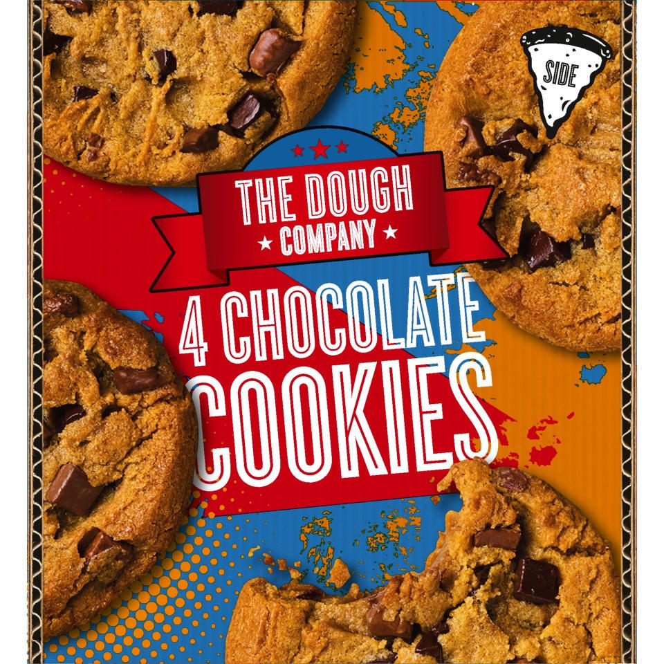The Dough Company 4 Chocolate Cookies 300g