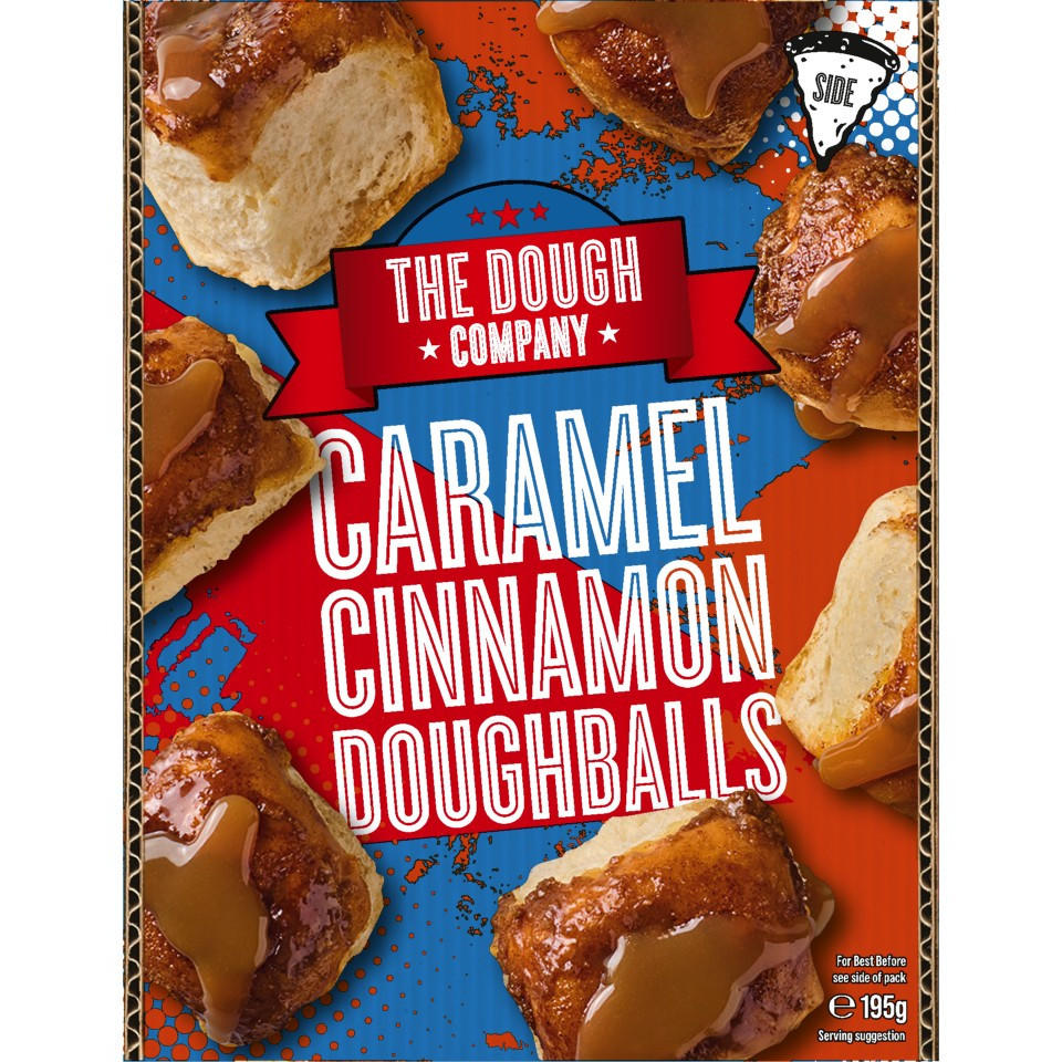 The Dough Company Caramel Cinnamon Doughballs 195g