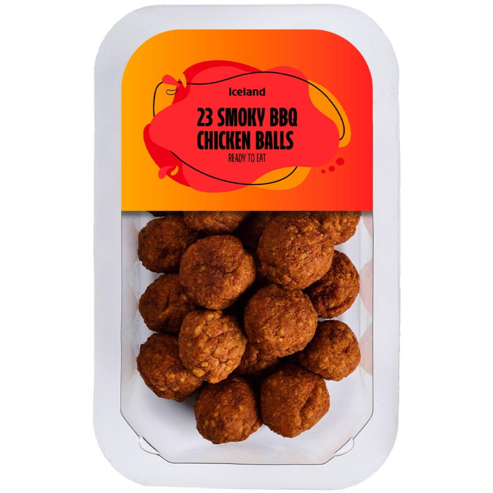 Iceland 23 (Approx.) Smoky BBQ Chicken Balls 161g