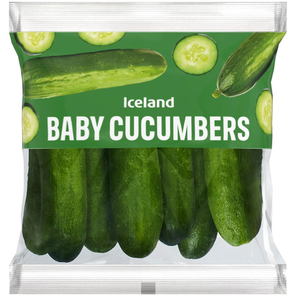 Iceland Baby Cucumbers 200g