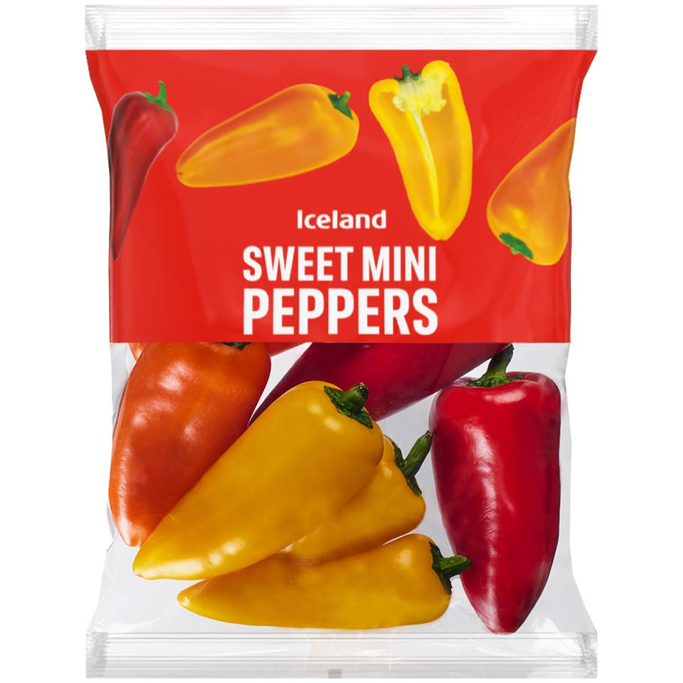 Iceland Sweet Mini Peppers 200g