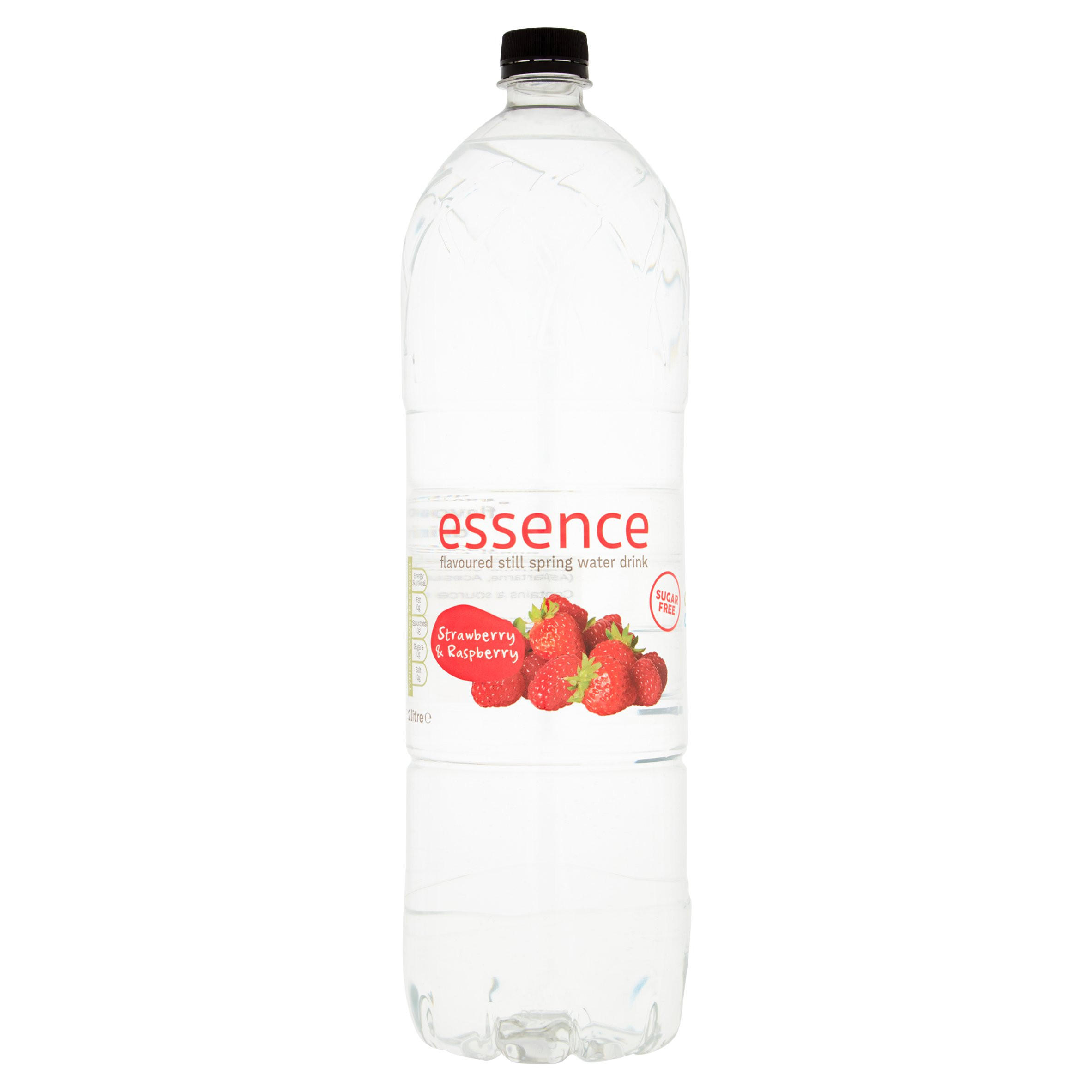 Essence Strawberry & Raspberry Flavoured Still Spring Water 2 Litre