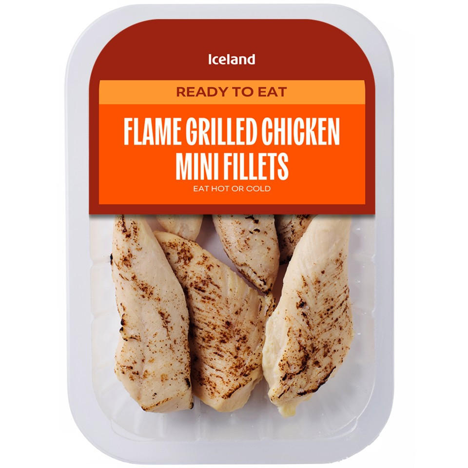 Iceland Flame Grilled Chicken Mini Fillets 150g