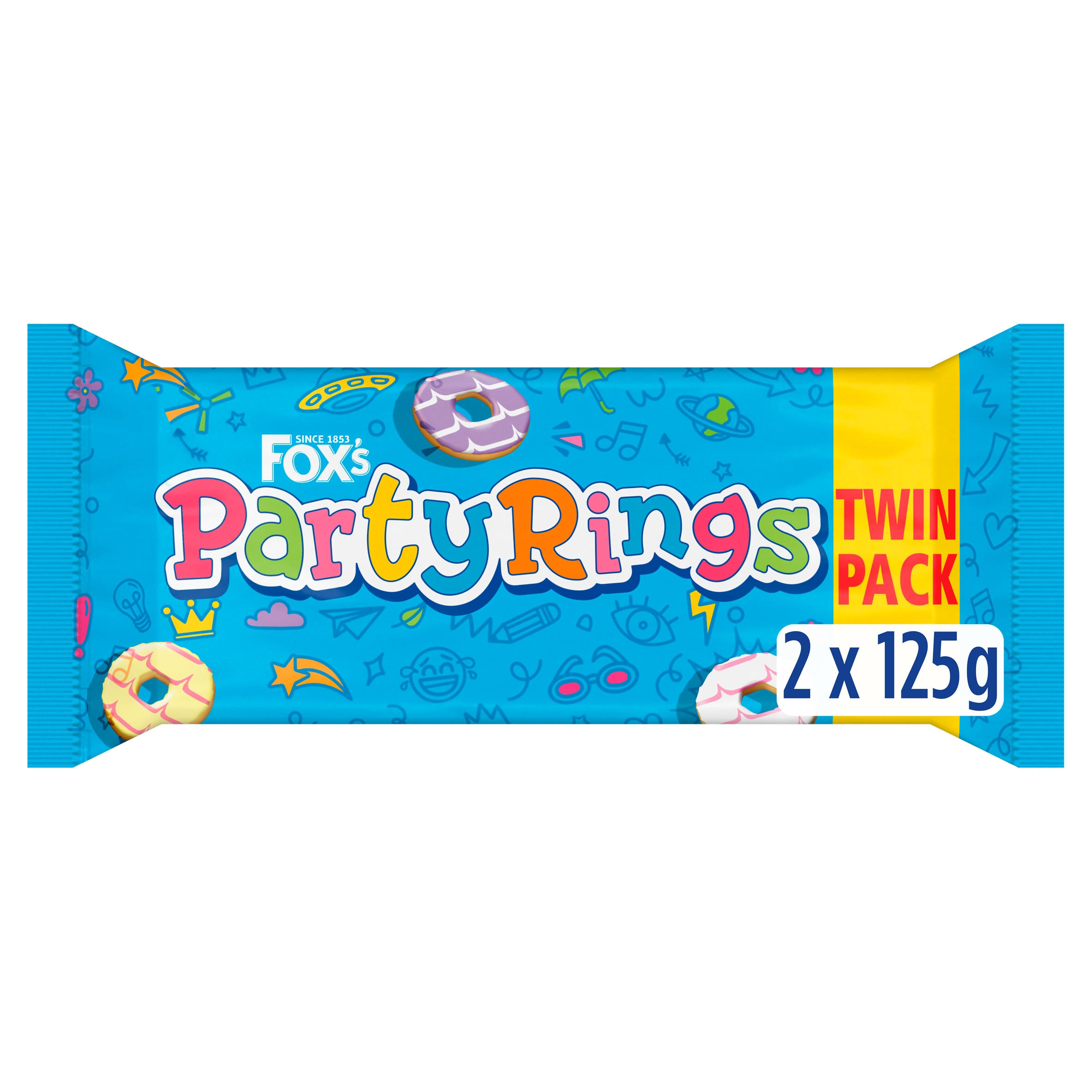 Fox's Party Rings 2 x 125g