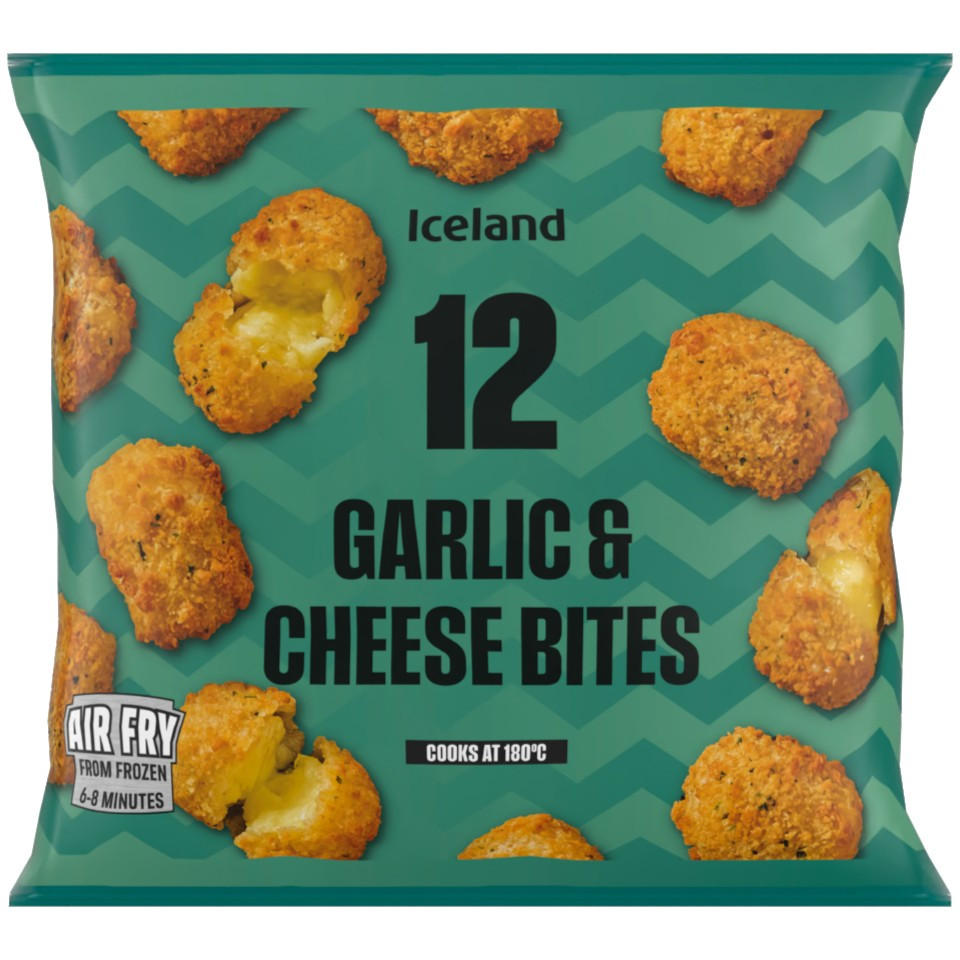 Iceland 12 (Approx.) Garlic & Cheese Bites 198g