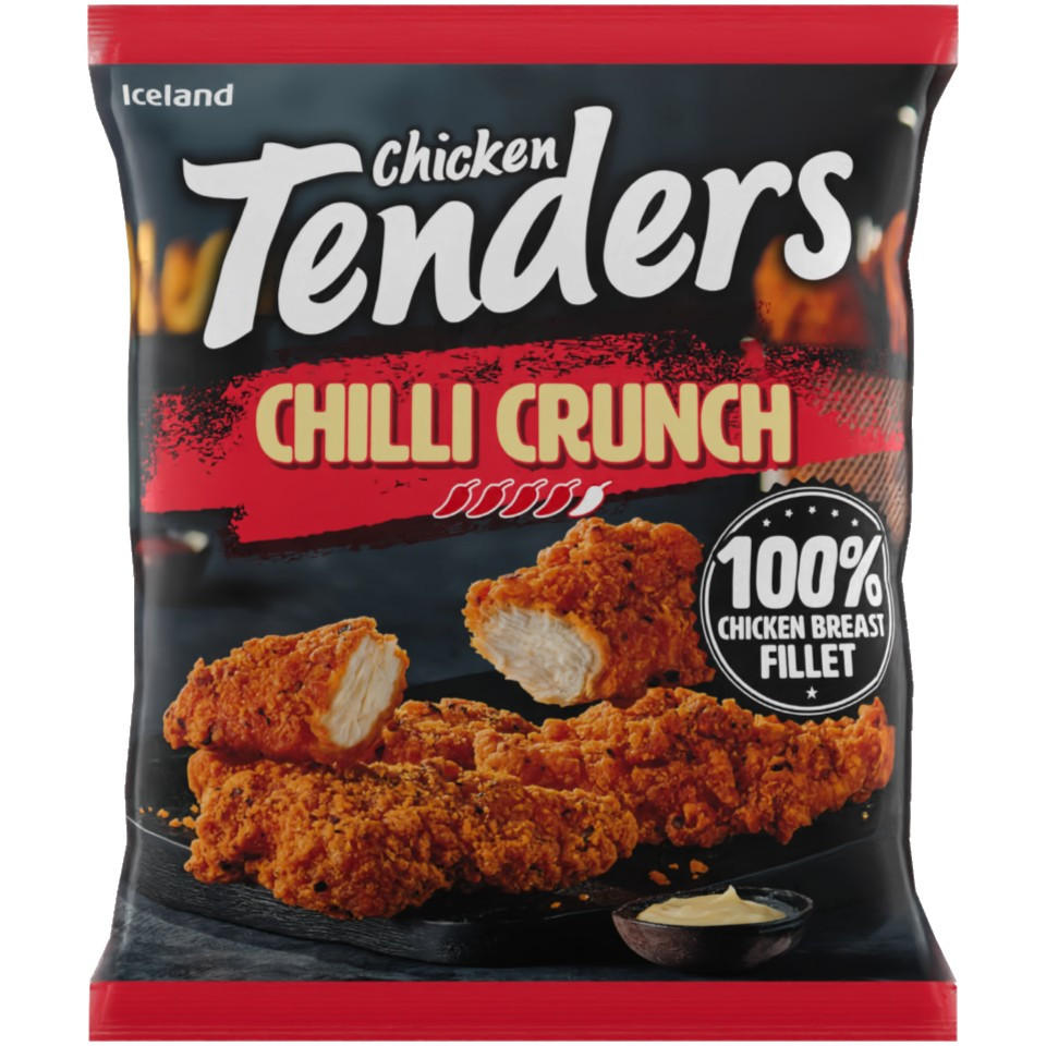 Iceland Chicken Tenders Chilli Crunch 450g