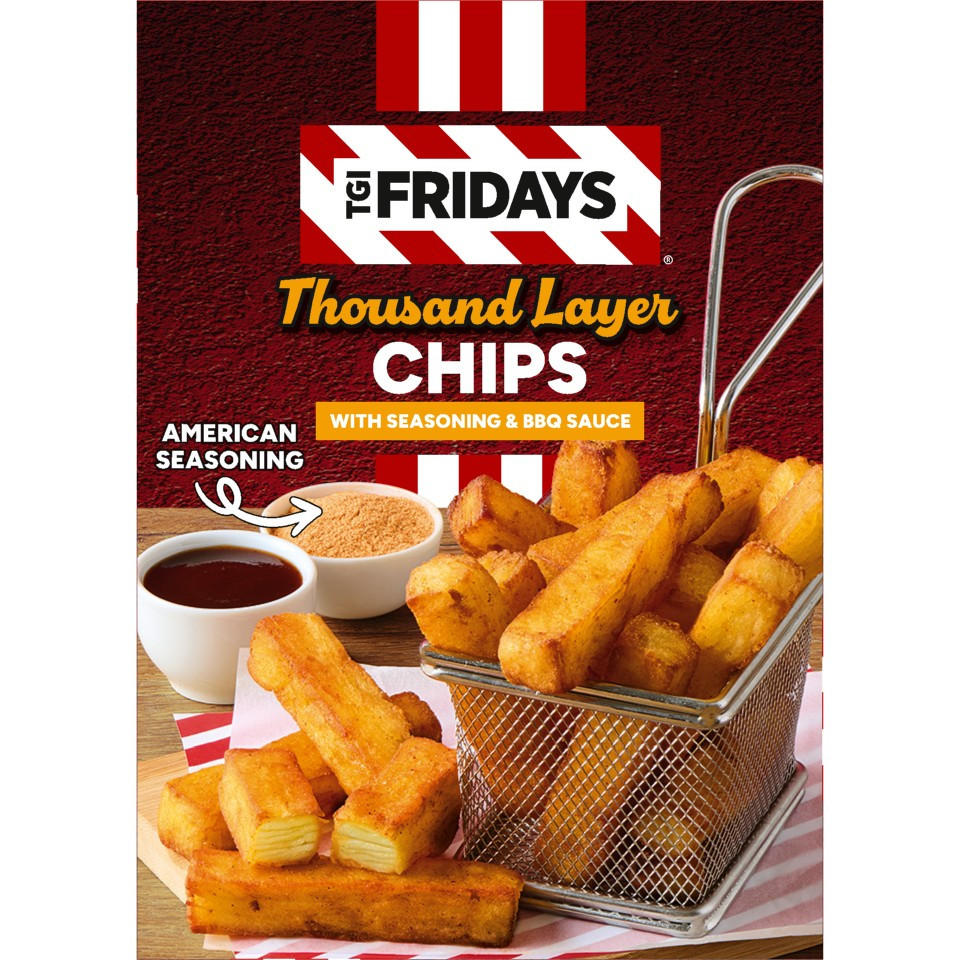 TGI Fridays "Thousand Layer" Chips 430g