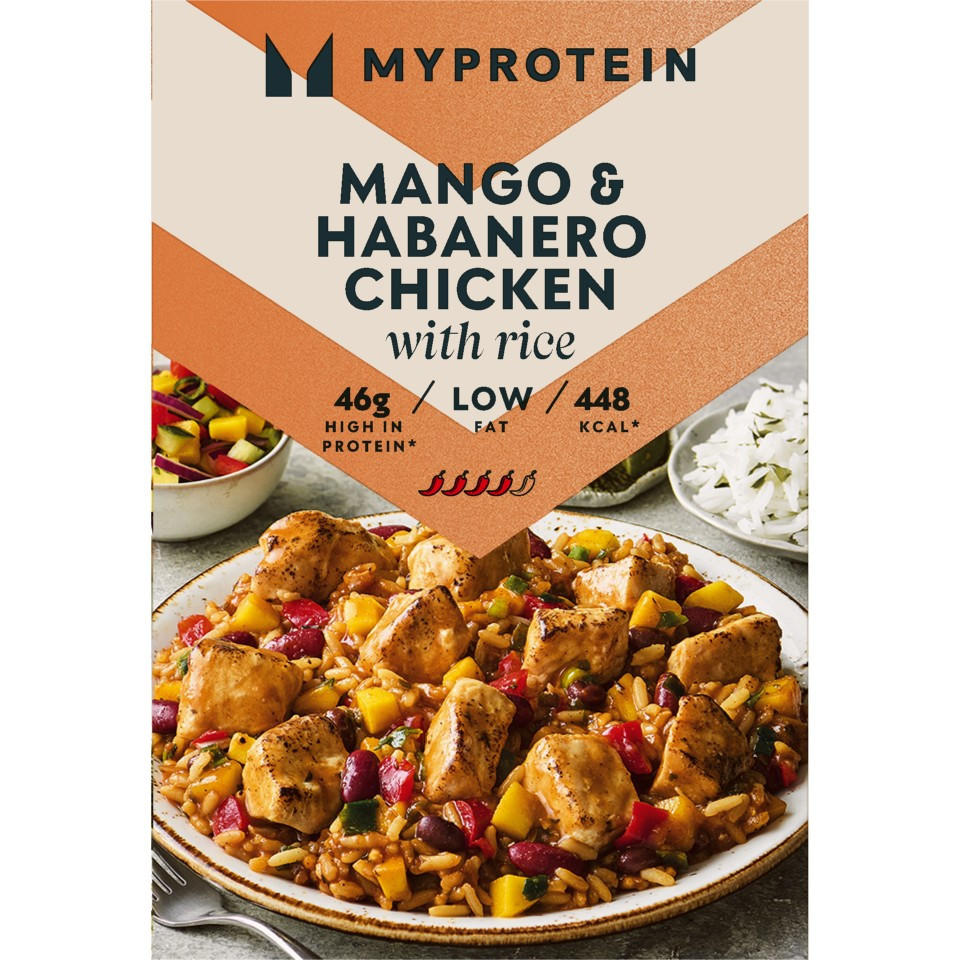 Myprotein Mango & Habanero Chicken with Rice 350g