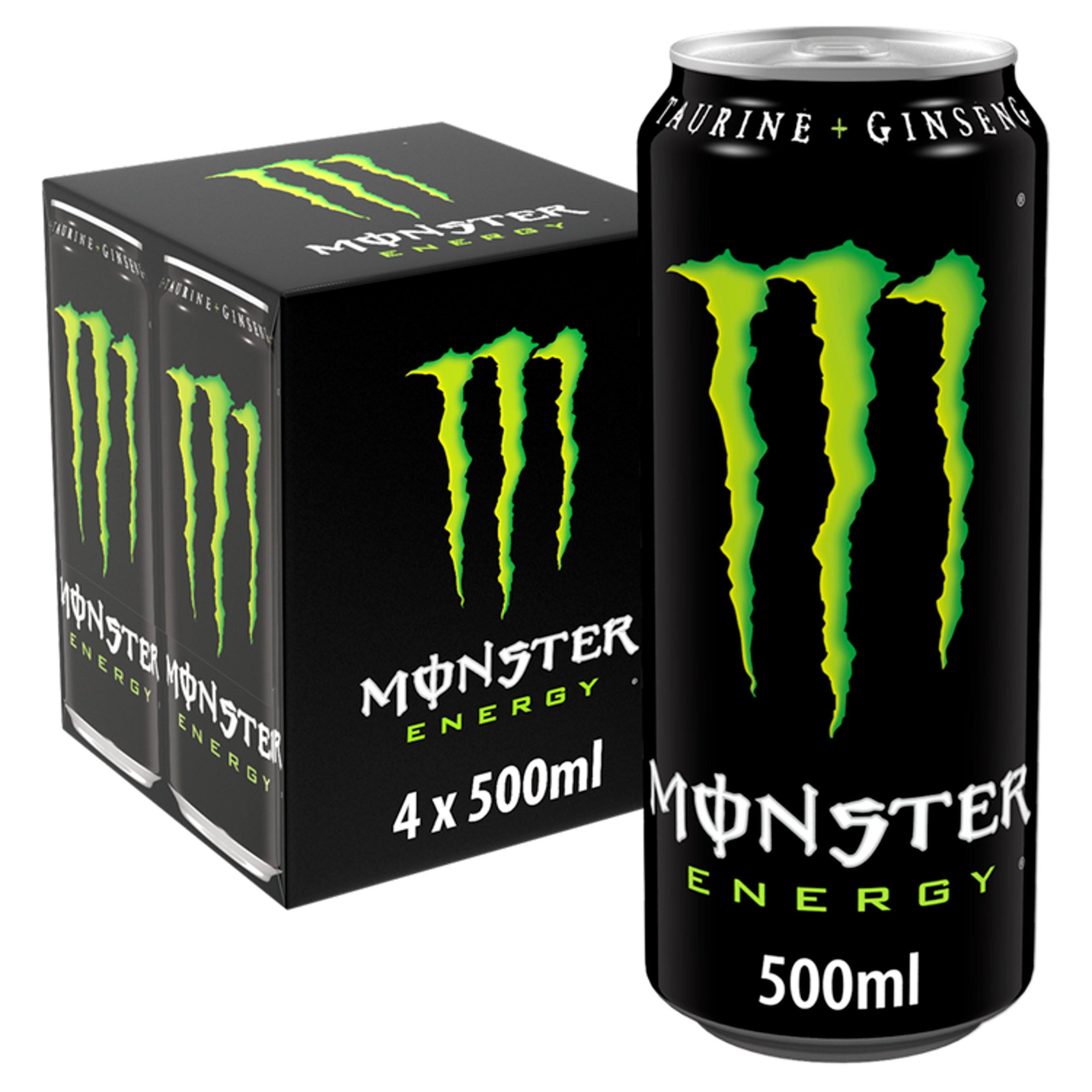 Monster Energy Drink 4 x 500ml