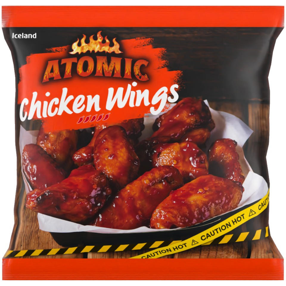 Iceland Atomic Chicken Wings 600g