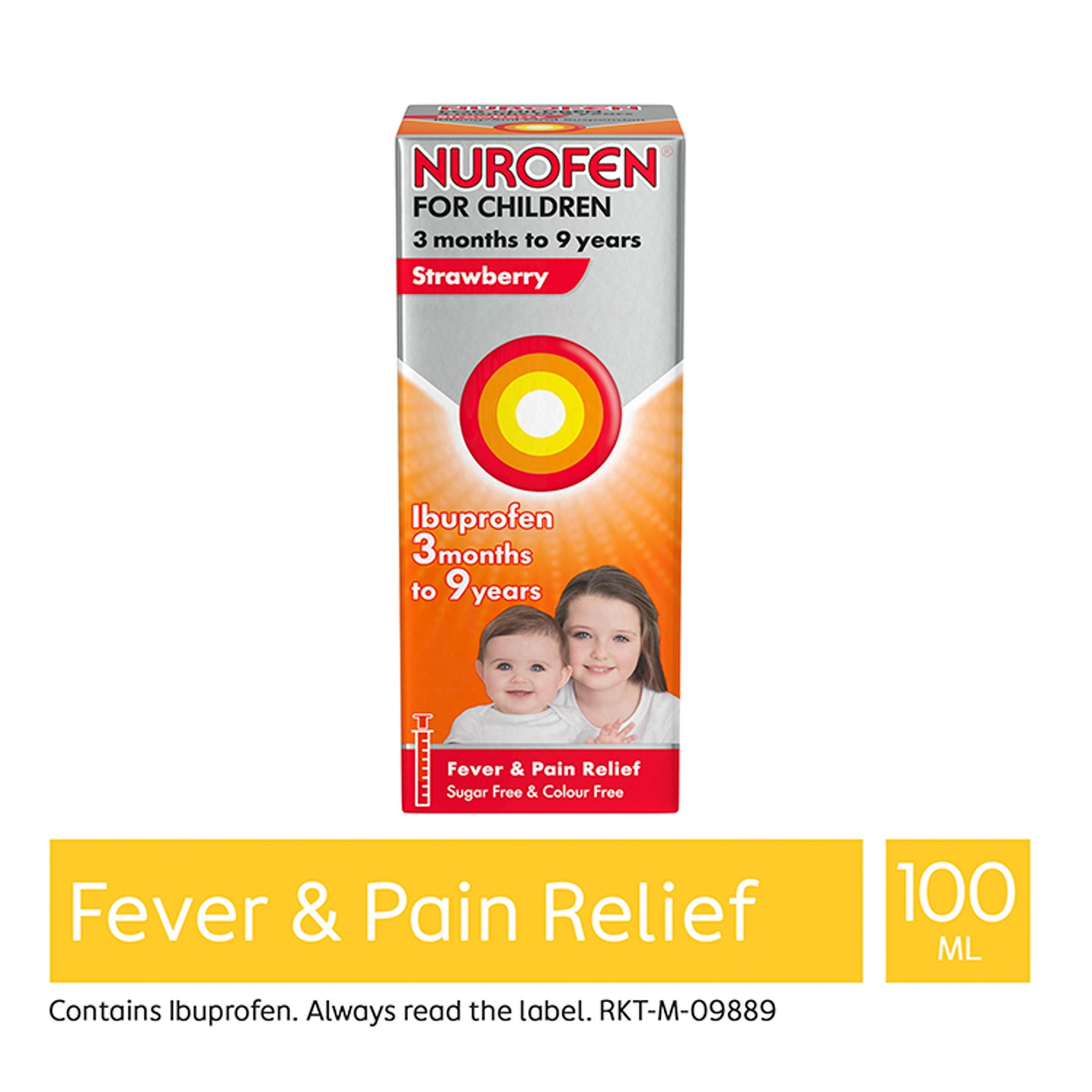 Nurofen for Children 3mths - 9yrs Ibuprofen Strawberry