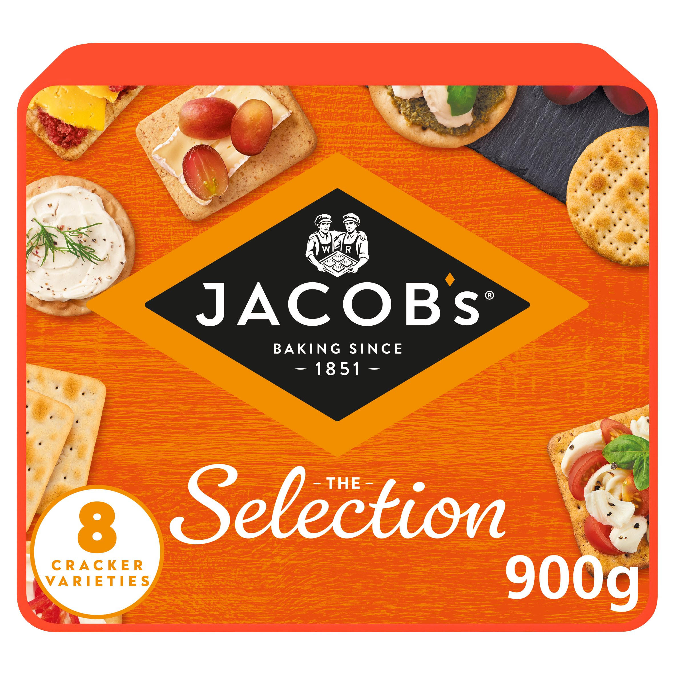 Jacob's The Selection 8 Cracker Varieties 900g