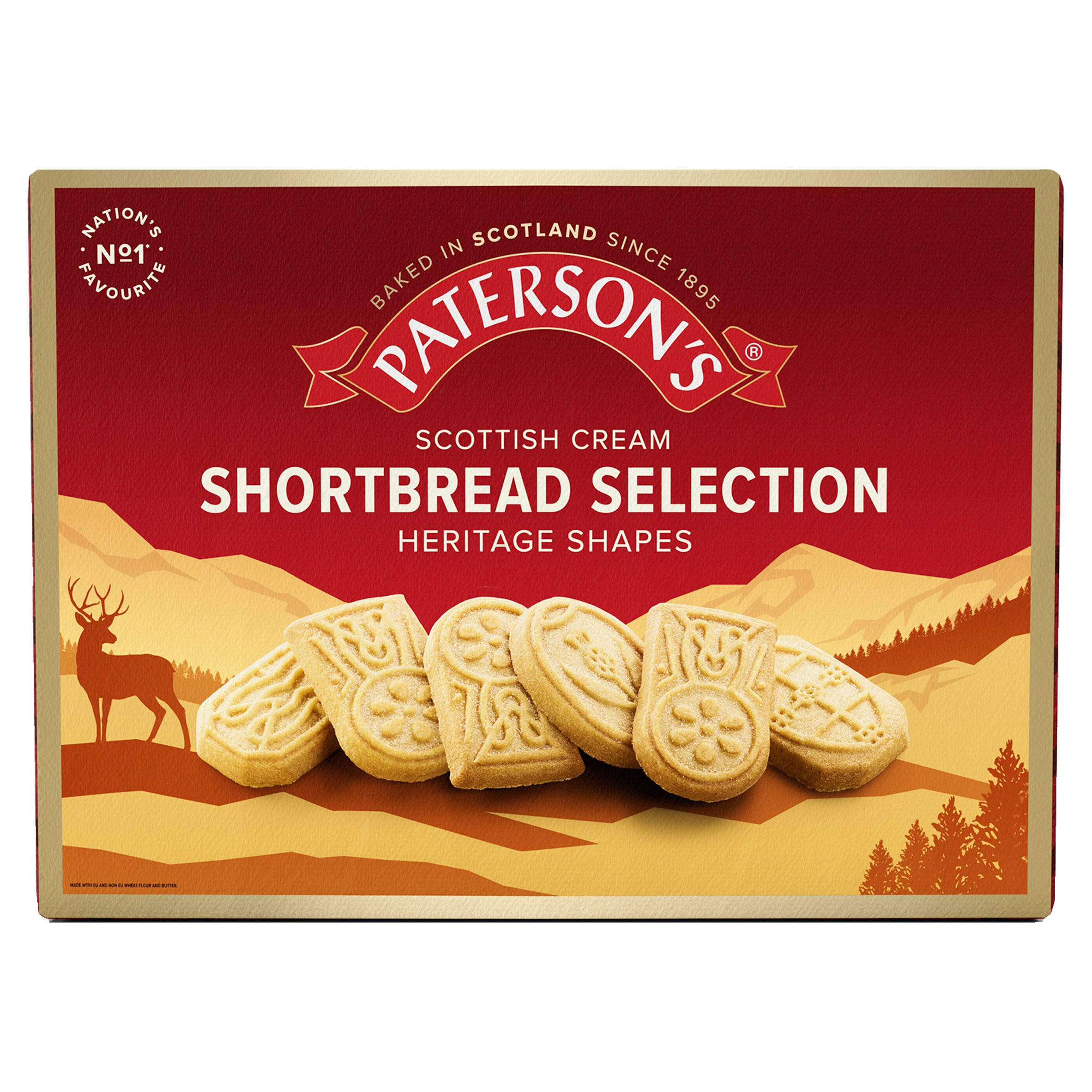 Paterson's Scottish Cream Heritage Shapes Shortbread Selection 1kg