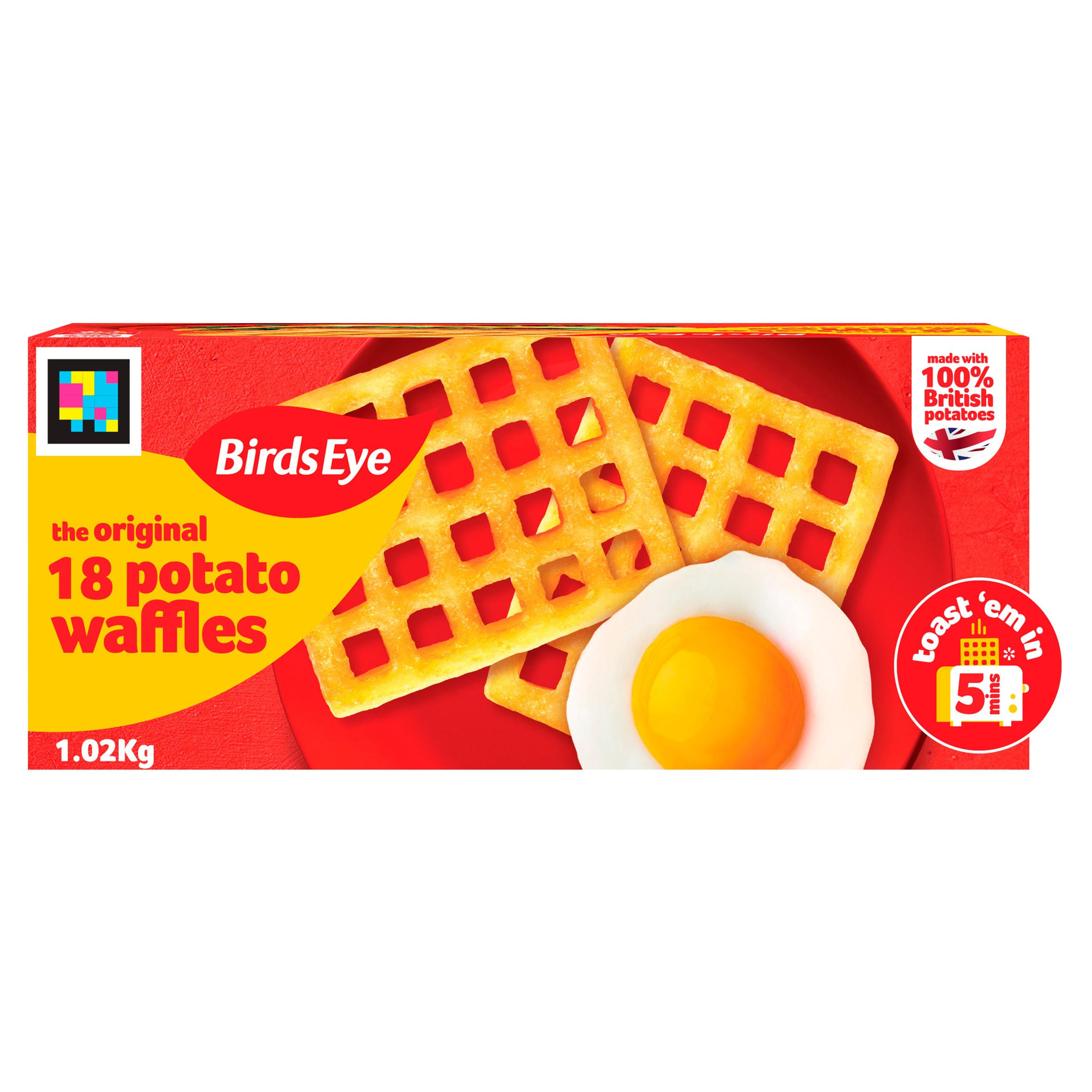 Birds Eye 18 The Original Potato Waffles