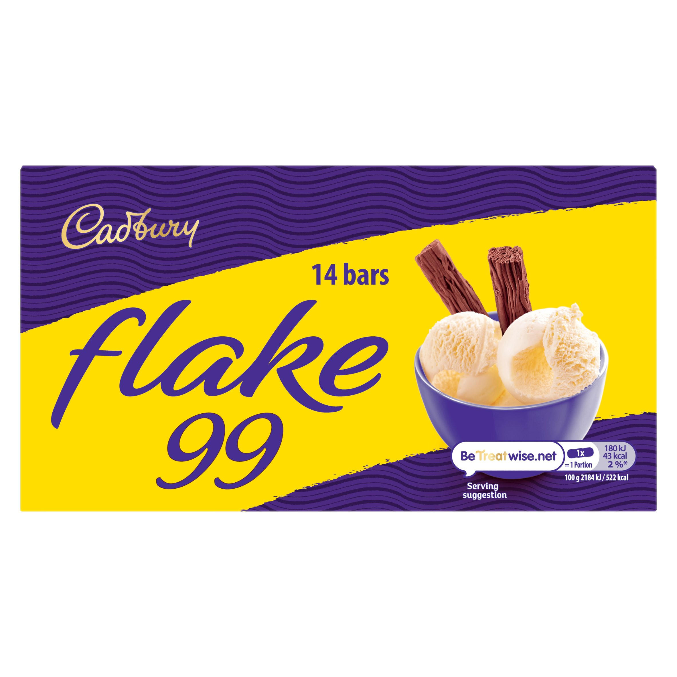 Cadbury Flake 99 Chocolate Bars 14 Pack 114g