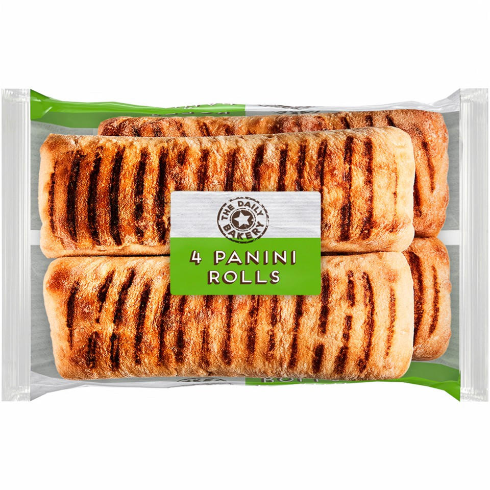 The Daily Bakery 4 Panini Rolls