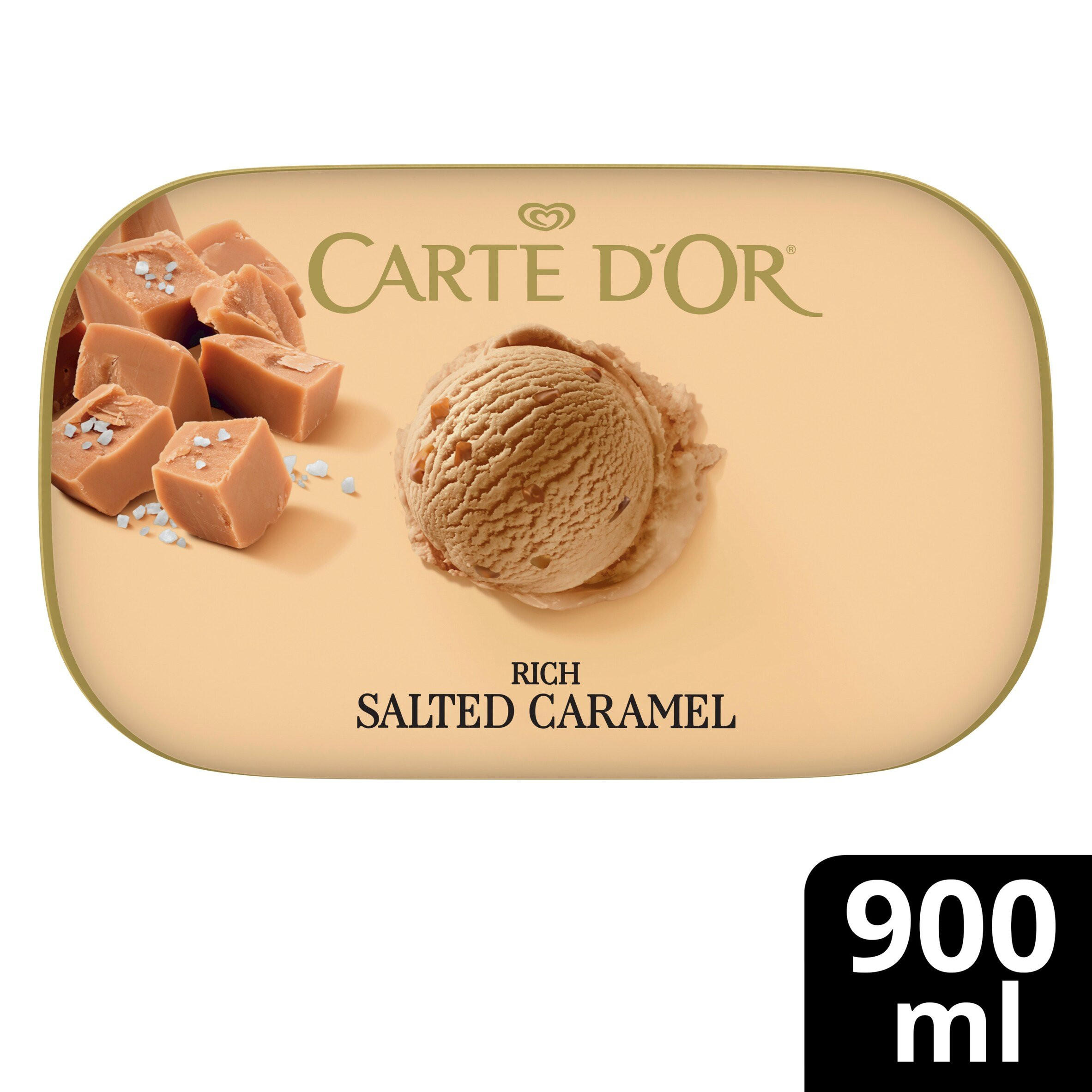 Carte D'or Ice Cream Tub Rich Salted Caramel 900 ml