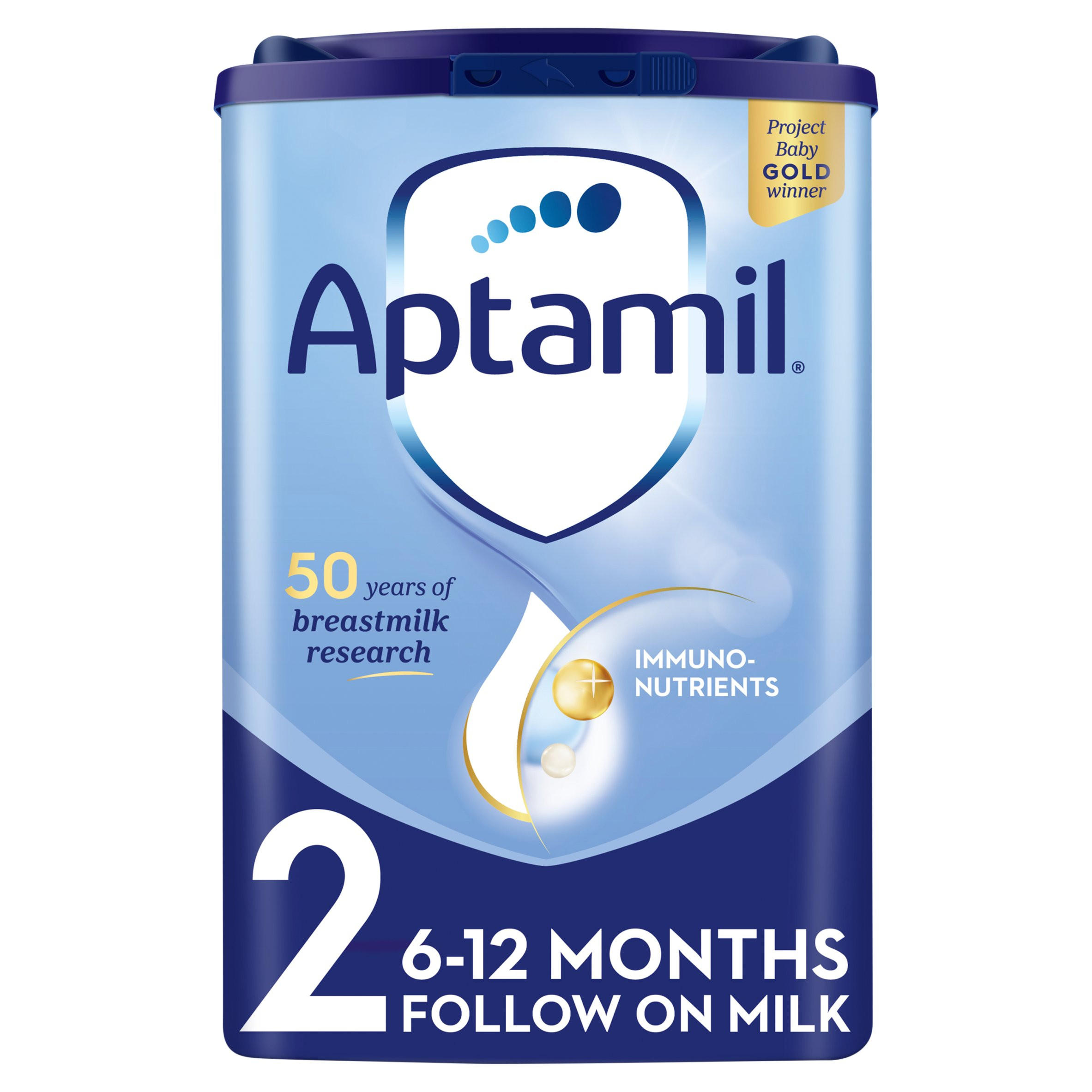 Aptamil 2 Follow On Baby Milk Formula Powder, 6-12 Months, 800g