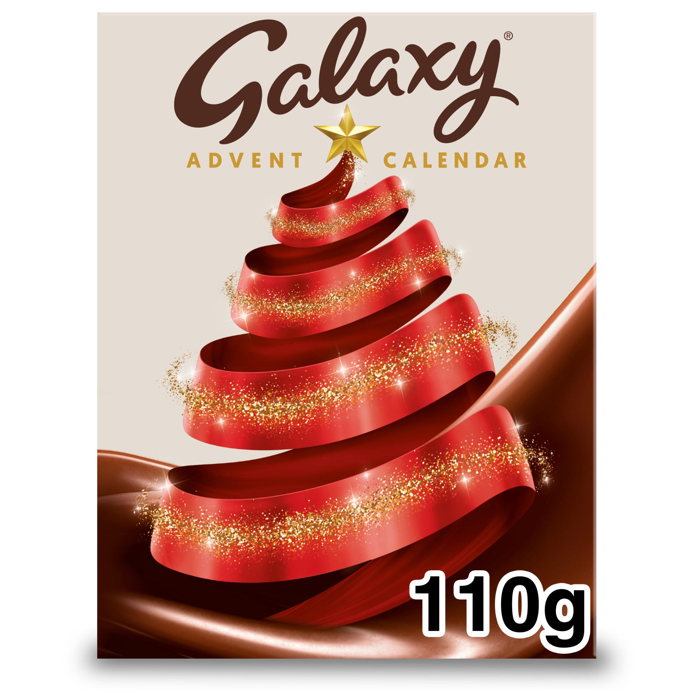 Galaxy Smooth Milk Chocolate Christmas Advent Calendar 110g
