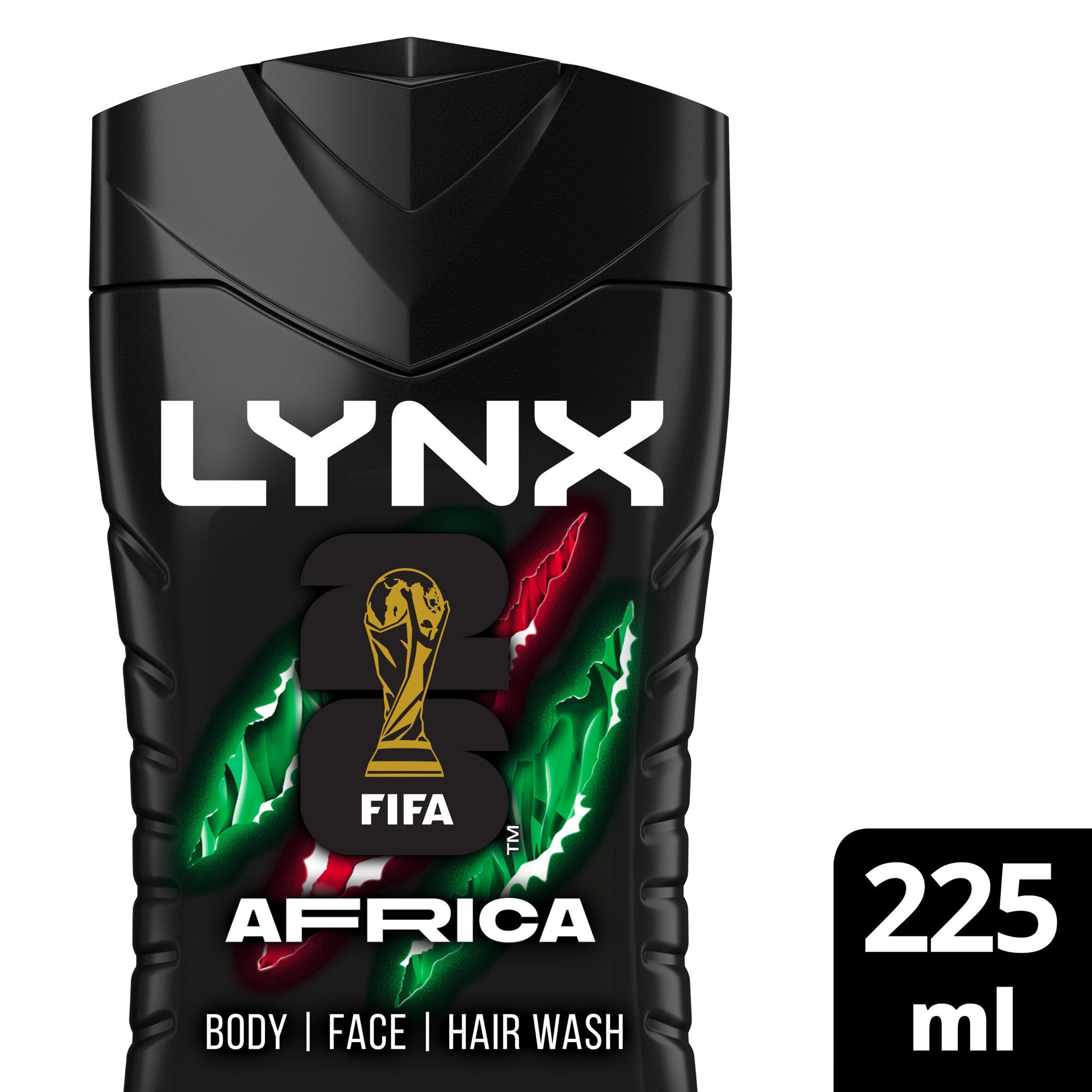 Lynx Limited Edition FIFA Africa 3-in-1 Body Wash 225 ml