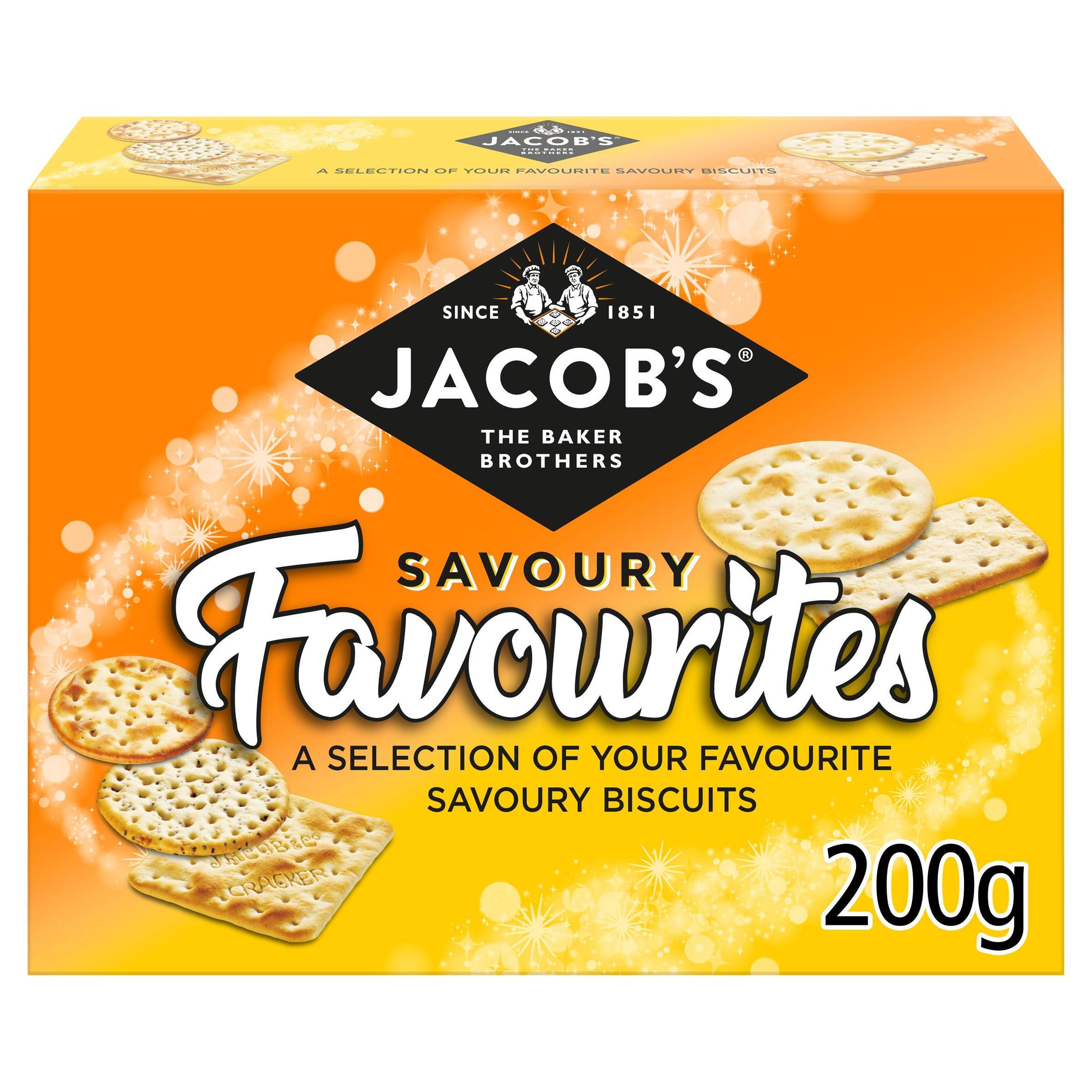 Jacob's Savoury Favourites Crackers Assortment 200g