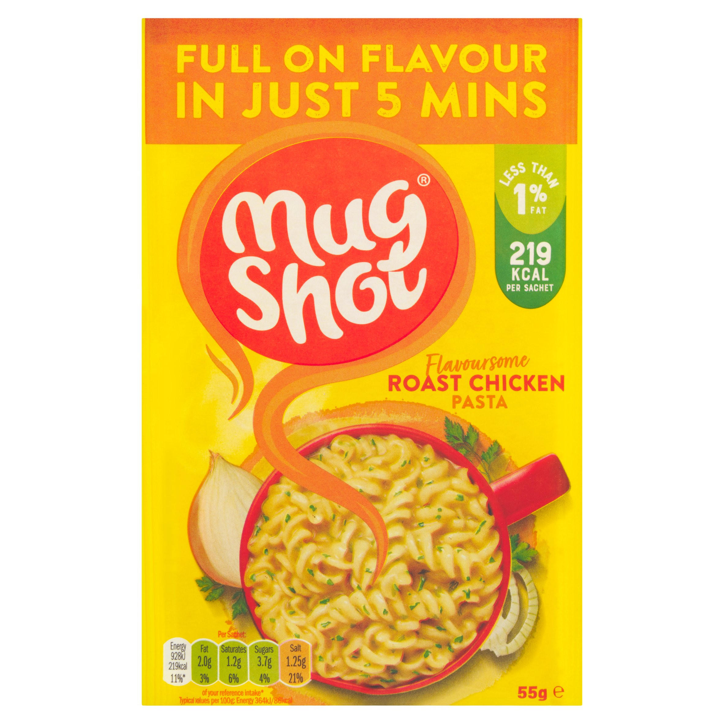 Mug Shot Flavoursome Roast Chicken Pasta 55g