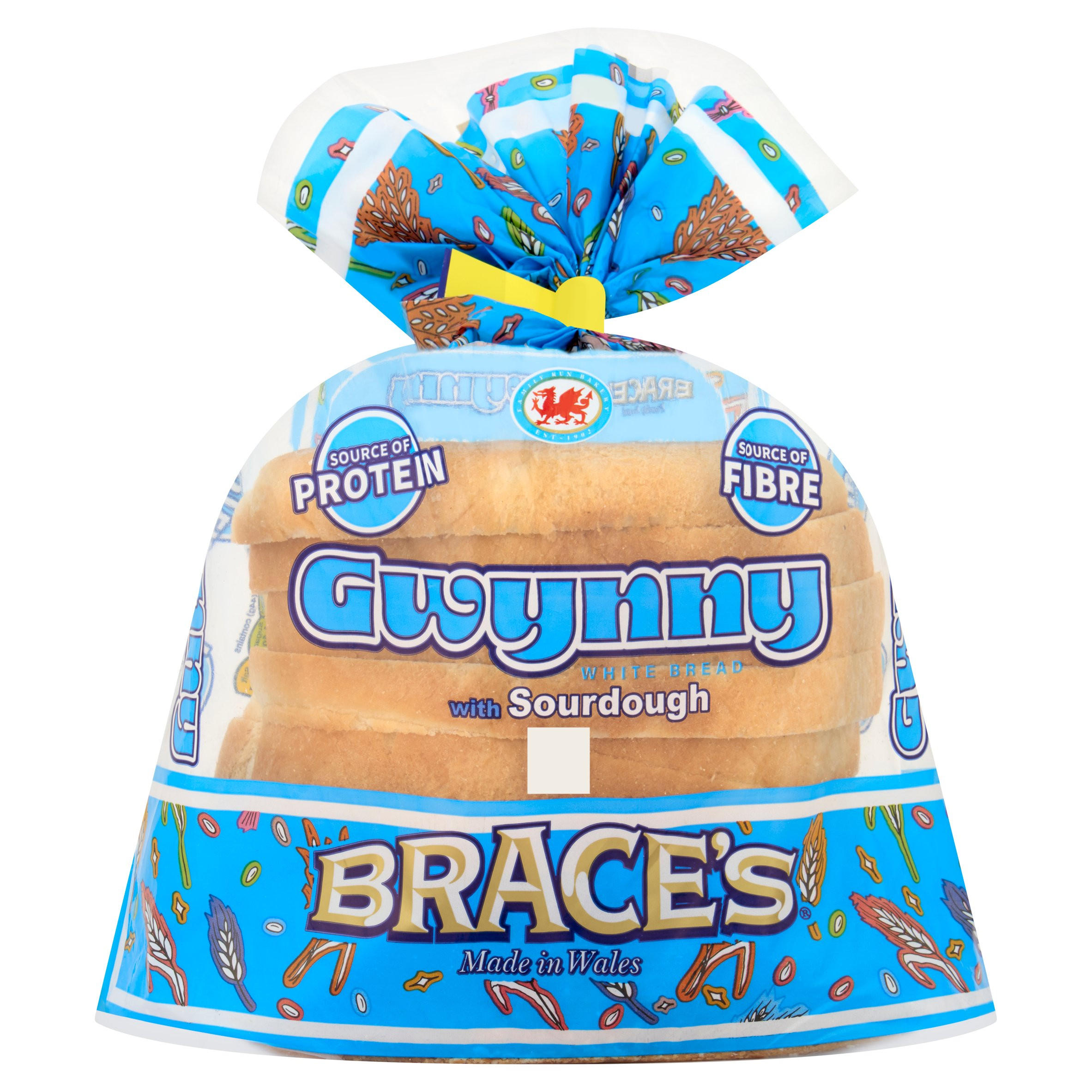 Brace's Gwynny White Bread with Sourdough 400g