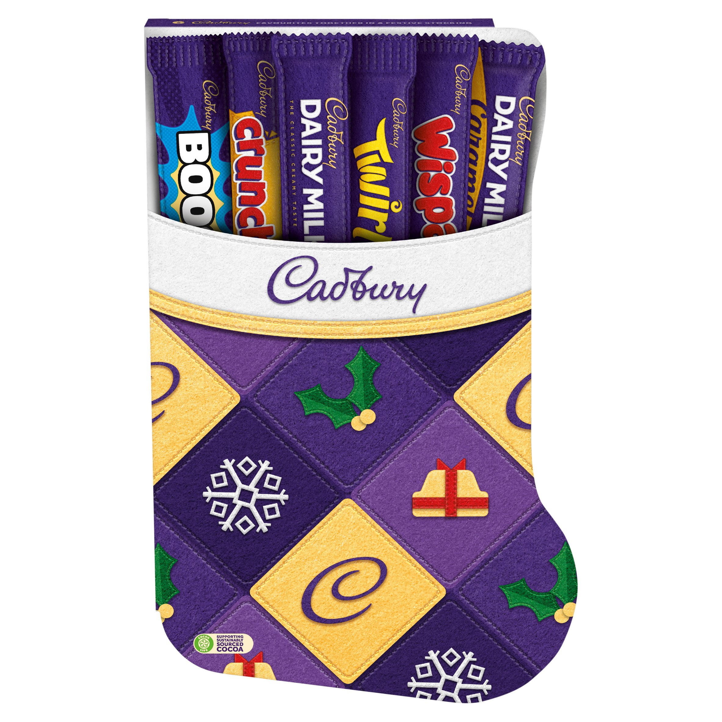 Cadbury Chocolate Christmas Stocking Selection Box 170g