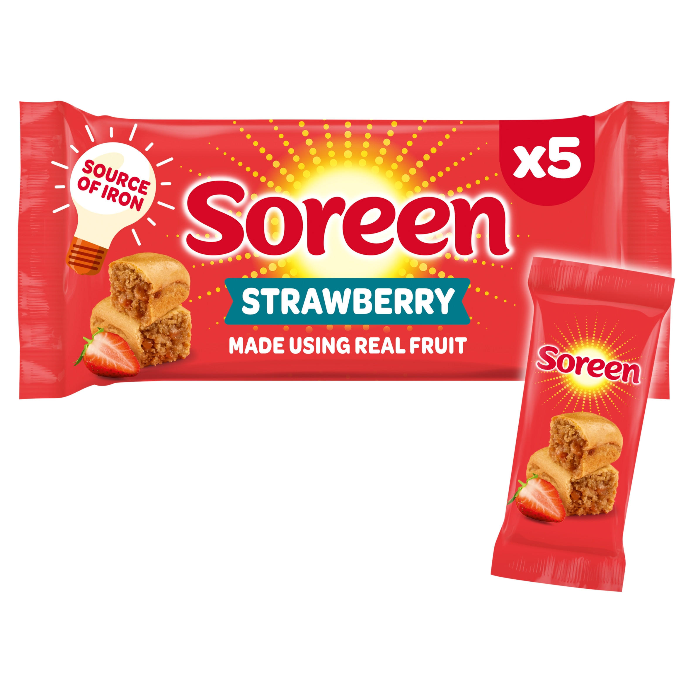 Soreen Lunchbox Loaves Strawberry
