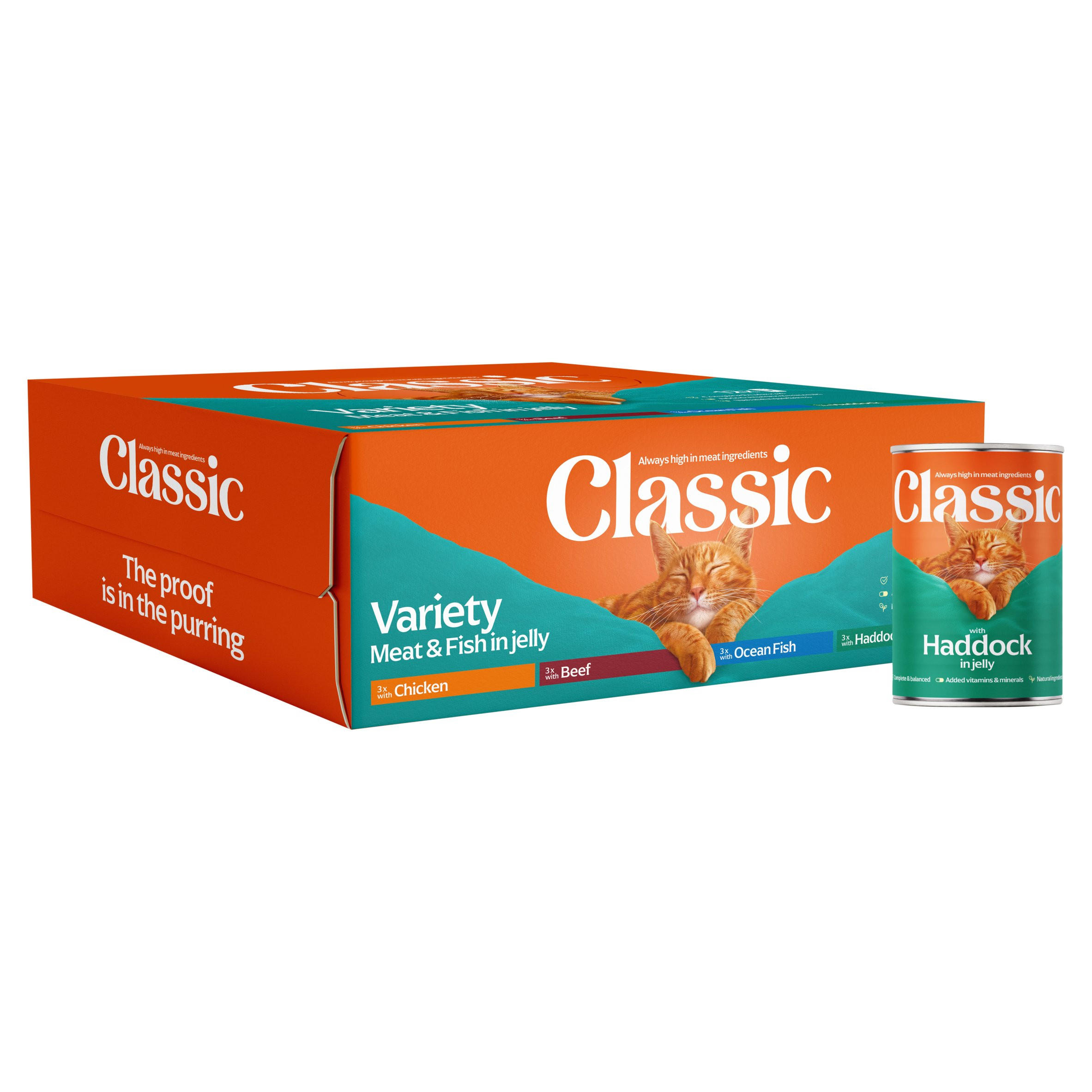 Classic Variety Meat & Fish in Jelly 12 x 400g
