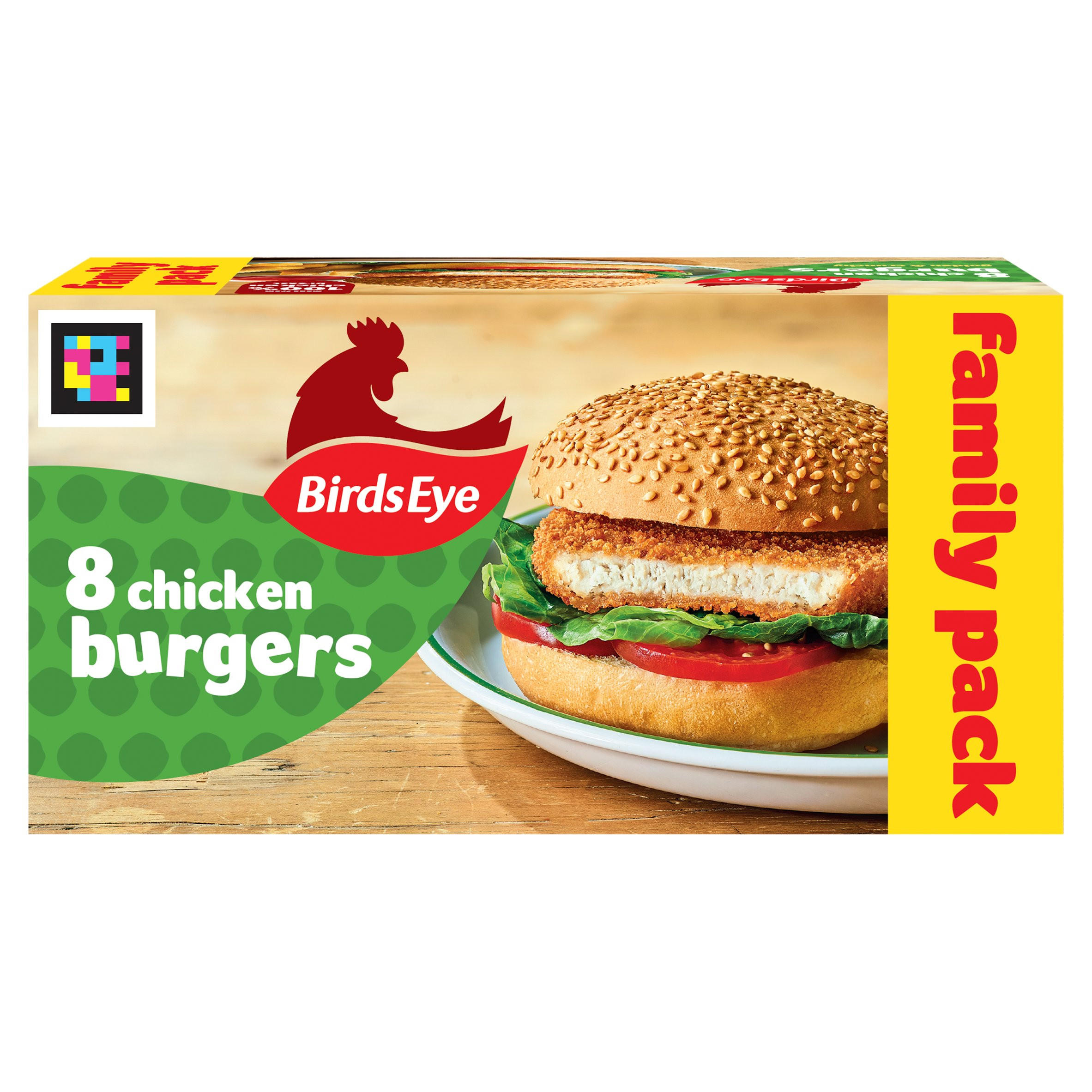 Birds Eye 8 Chicken Burgers 400g