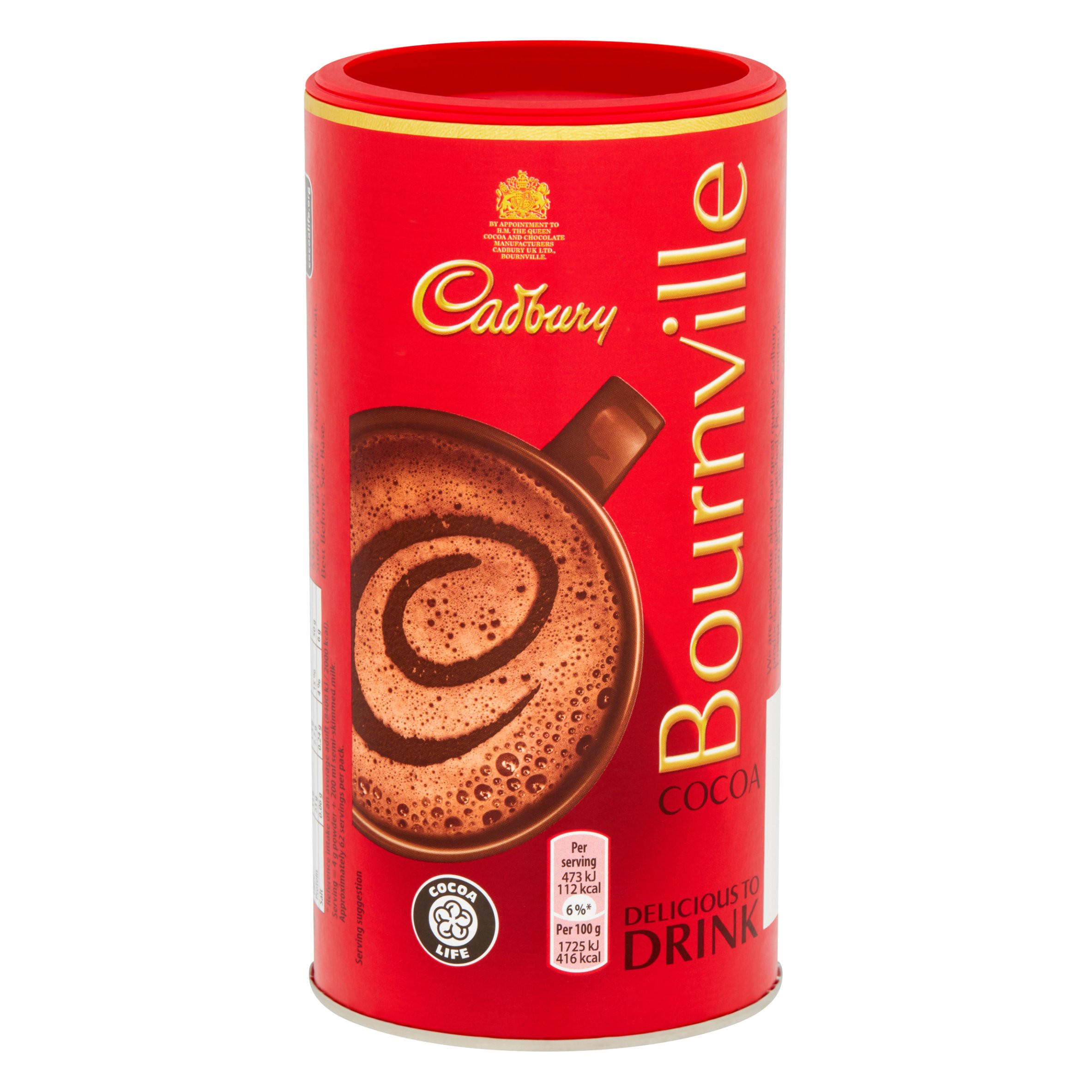 Cadbury Bournville Dark Chocolate Cocoa Powder Tin 250g