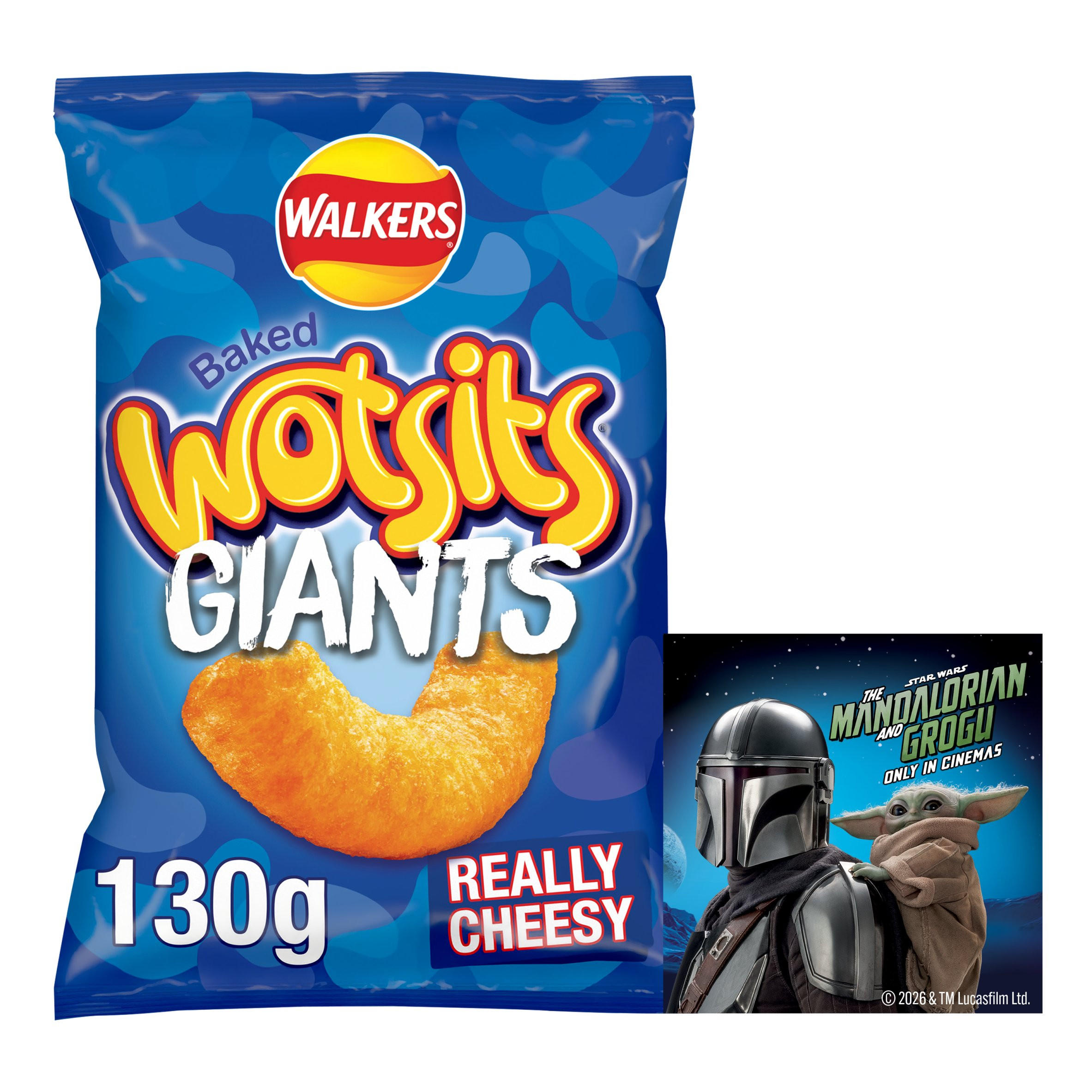 Walkers Wotsits Giants Cheese Sharing Bag Crisps