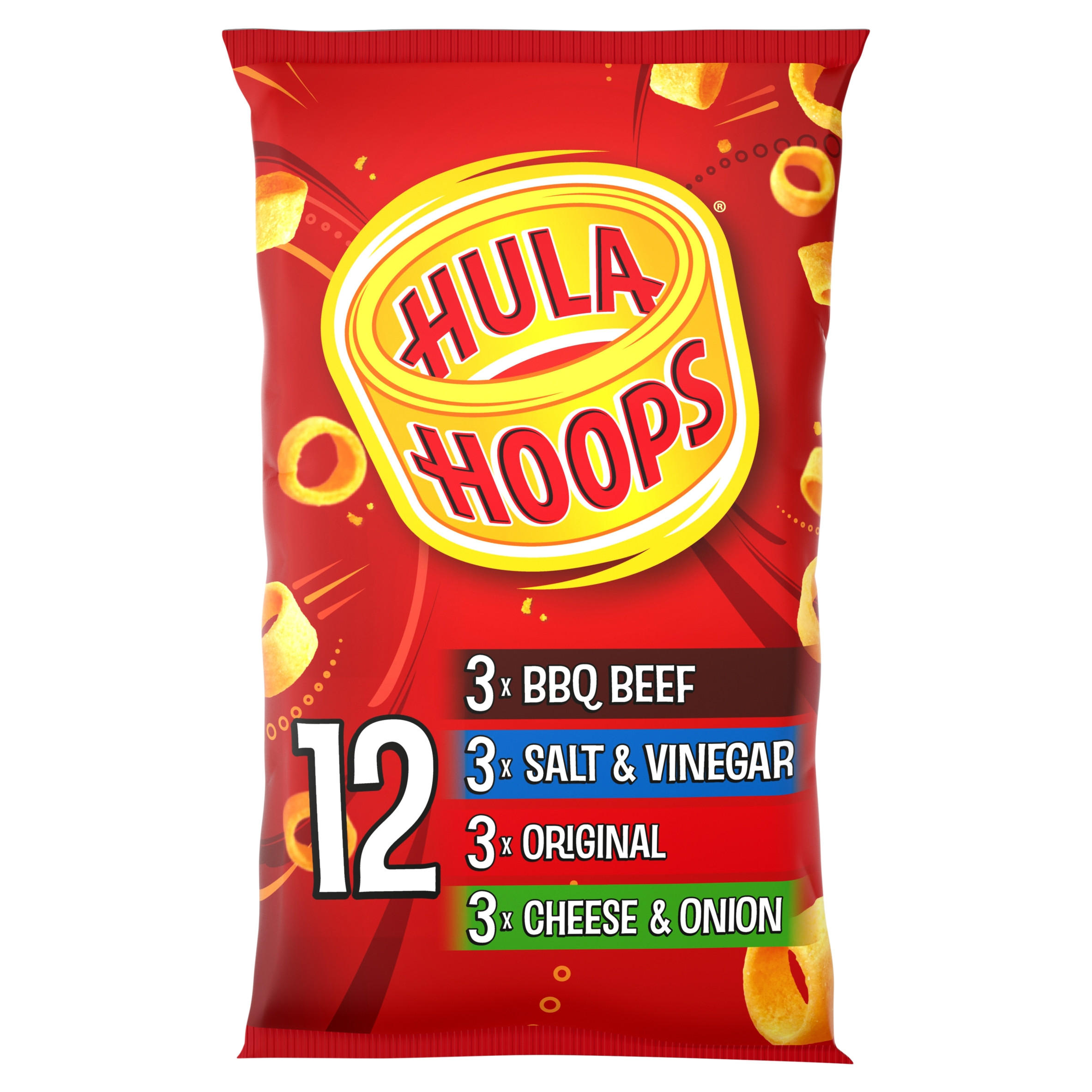 Hula Hoops Variety Multipack Crisps 12 Pack