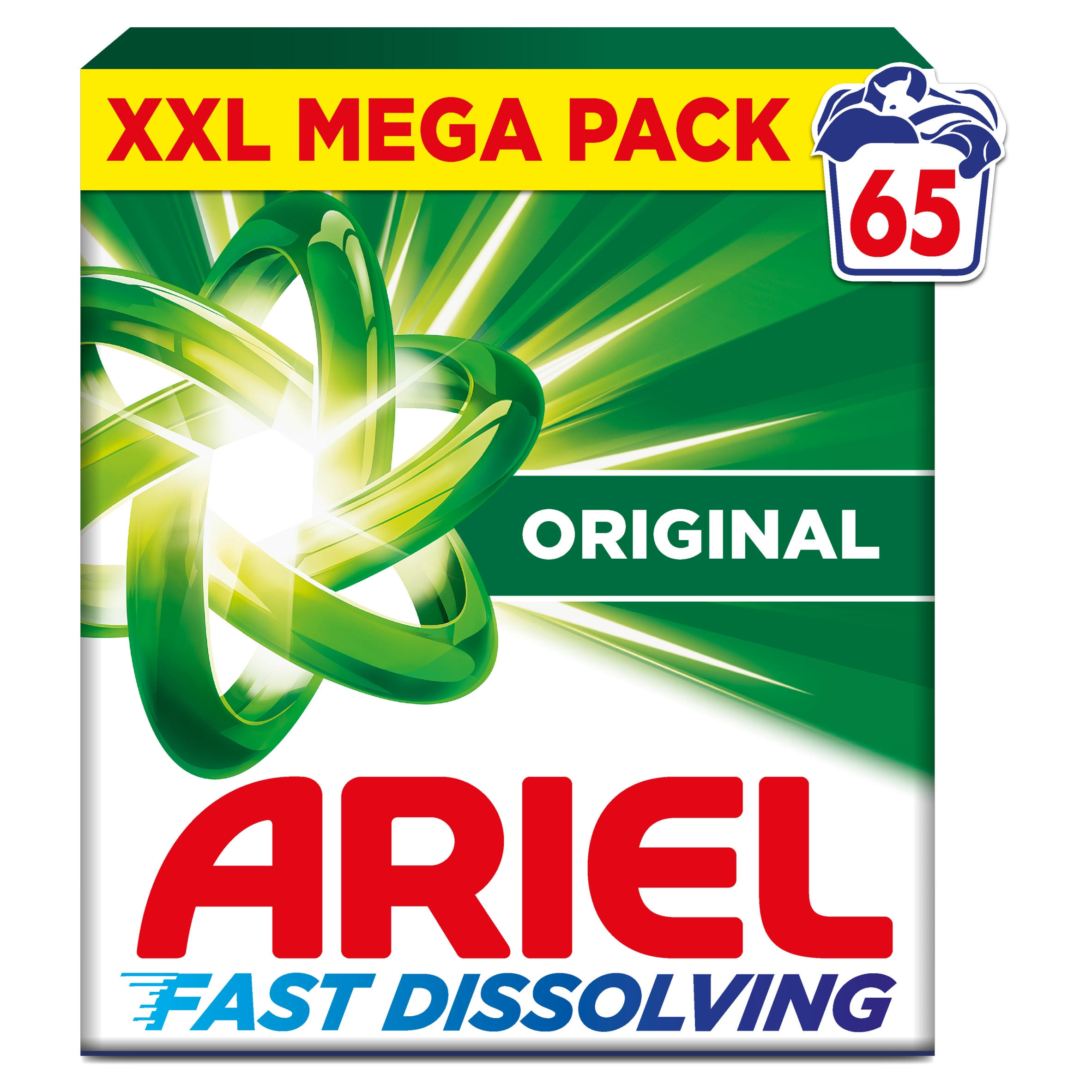Ariel Washing Powder Original 3.25kg, 65 Washes