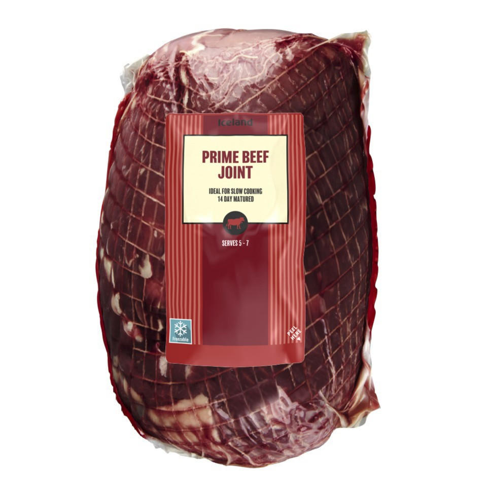 Iceland Prime Beef Joint 14 Day Matured 800g - 1.1kg